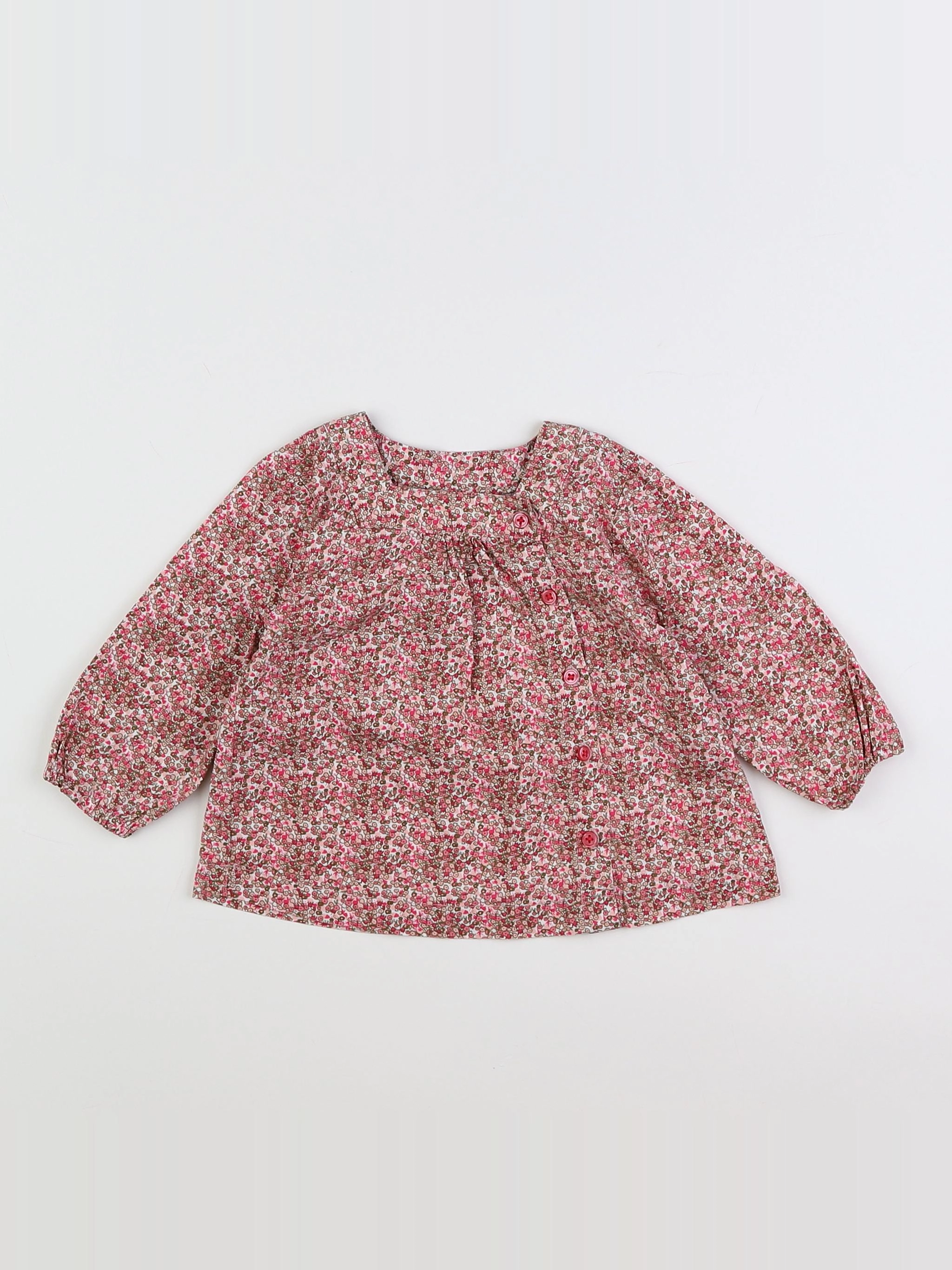 Tape à l'oeil - blouse rose - 6 mois