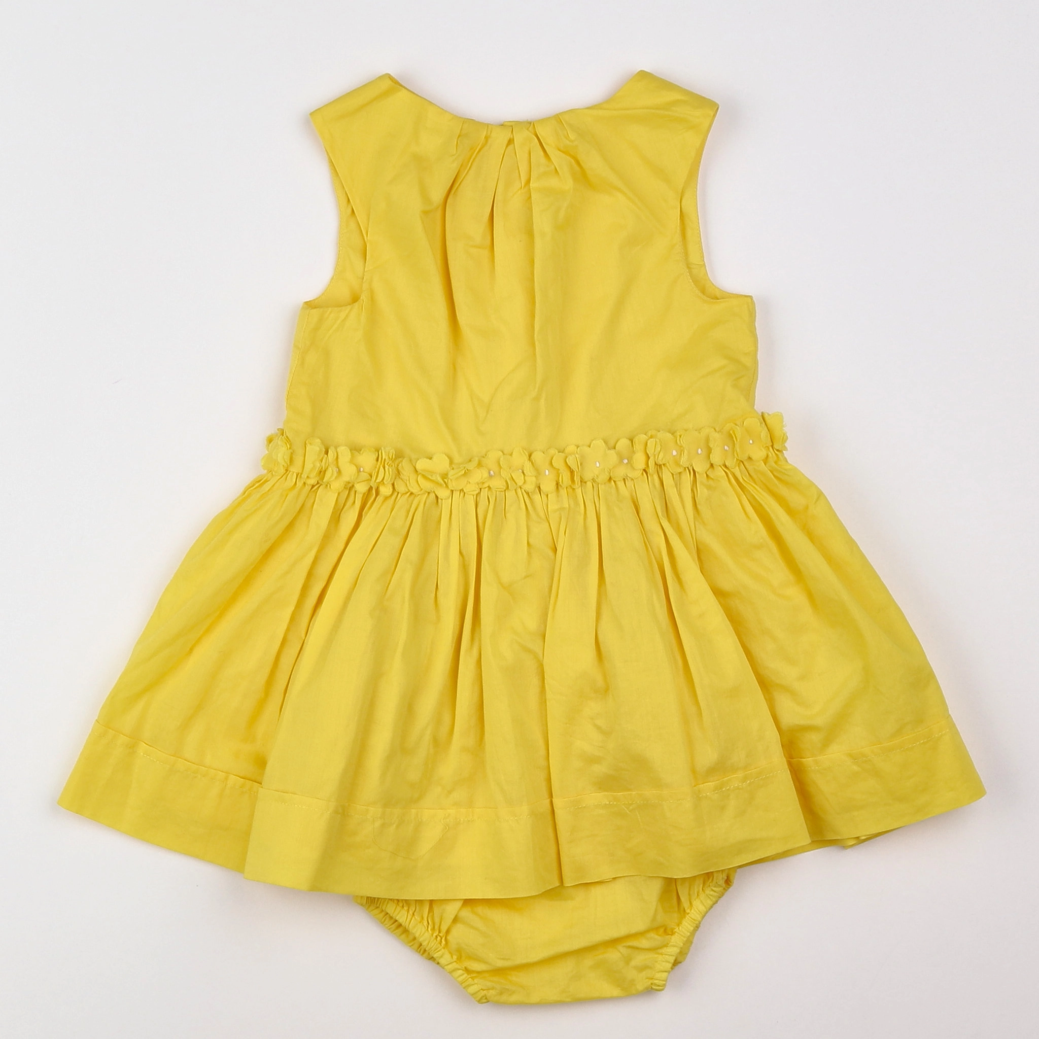 Jacadi - robe jaune - 12 mois