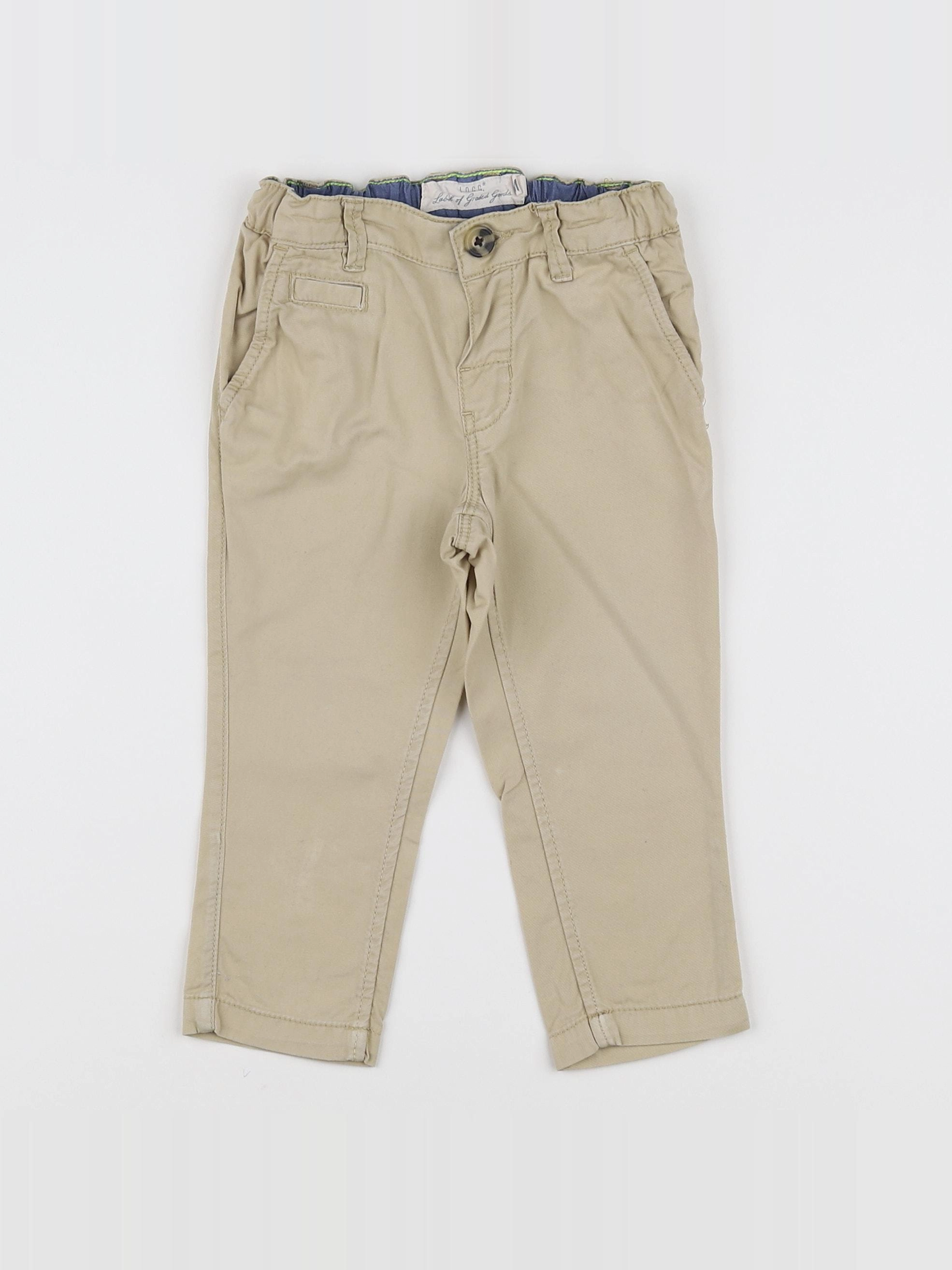 H&M - pantalon marron - 9/12 mois