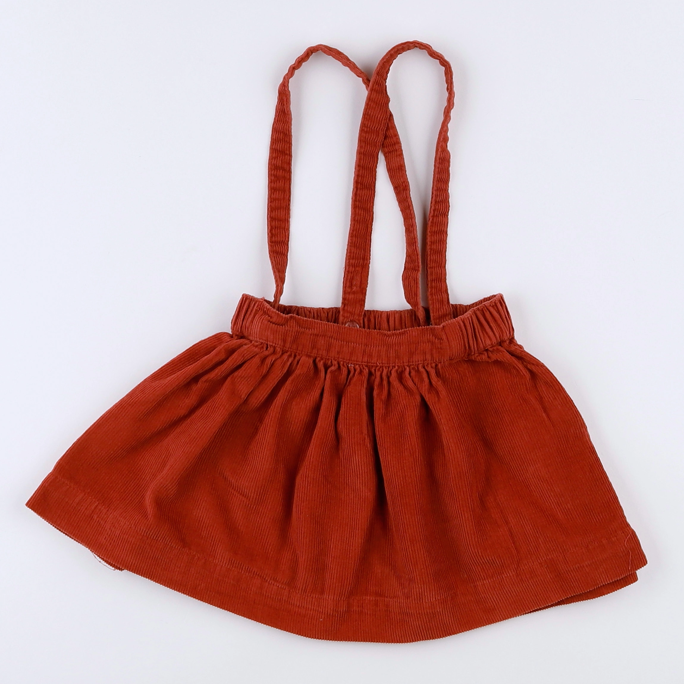 Vertbaudet - jupe orange - 12 mois