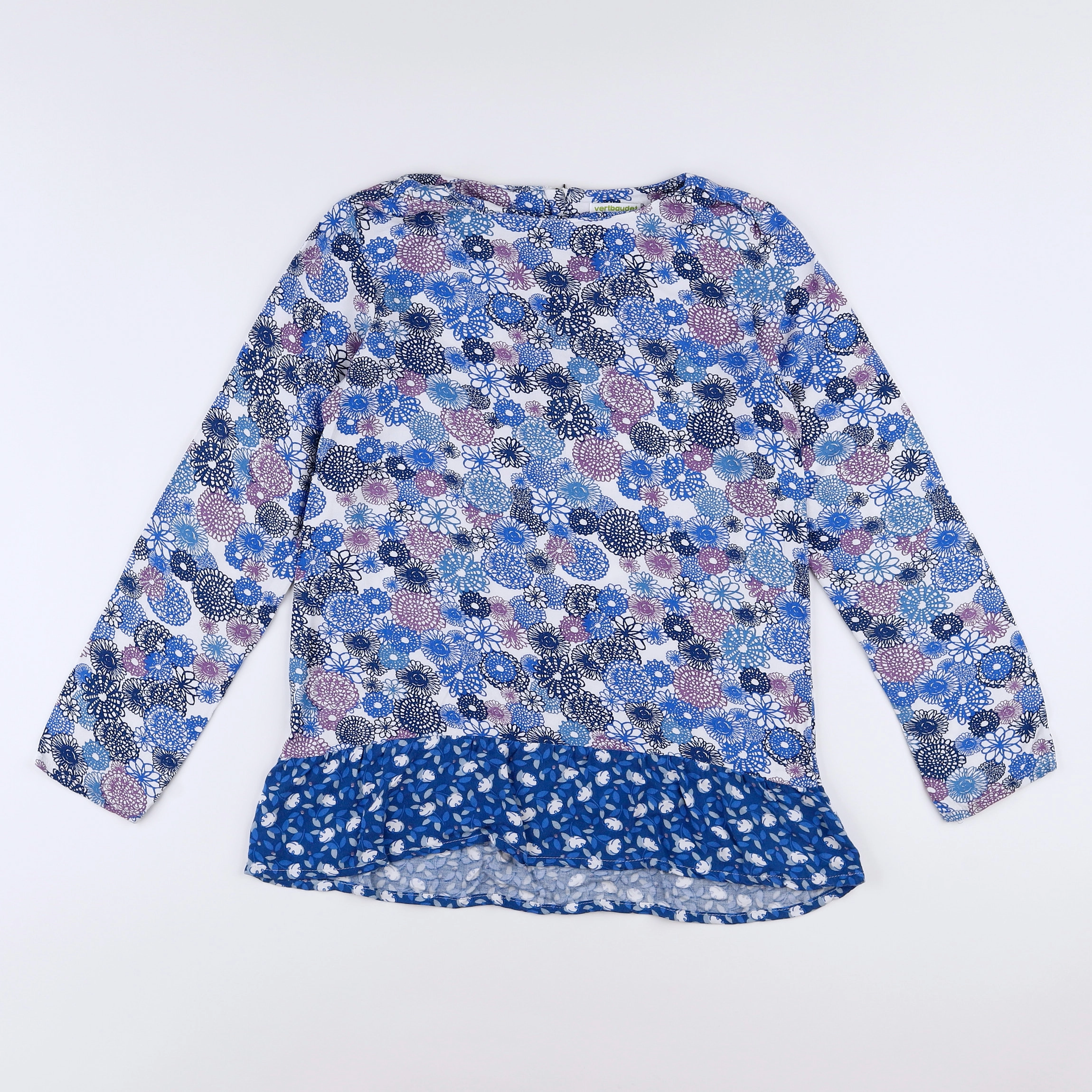 Vertbaudet - blouse bleu, violet - 12 ans