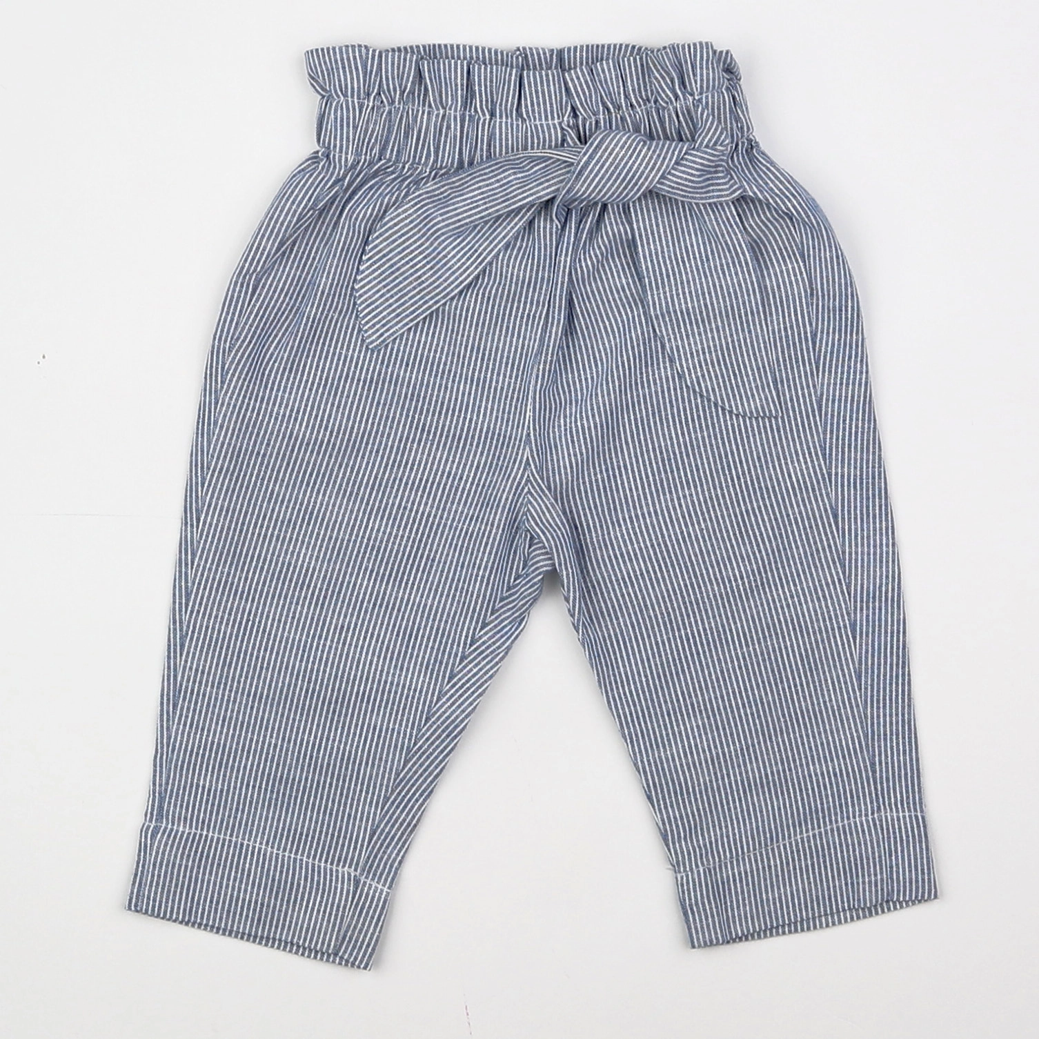 Vertbaudet - pantalon bleu - 3 mois