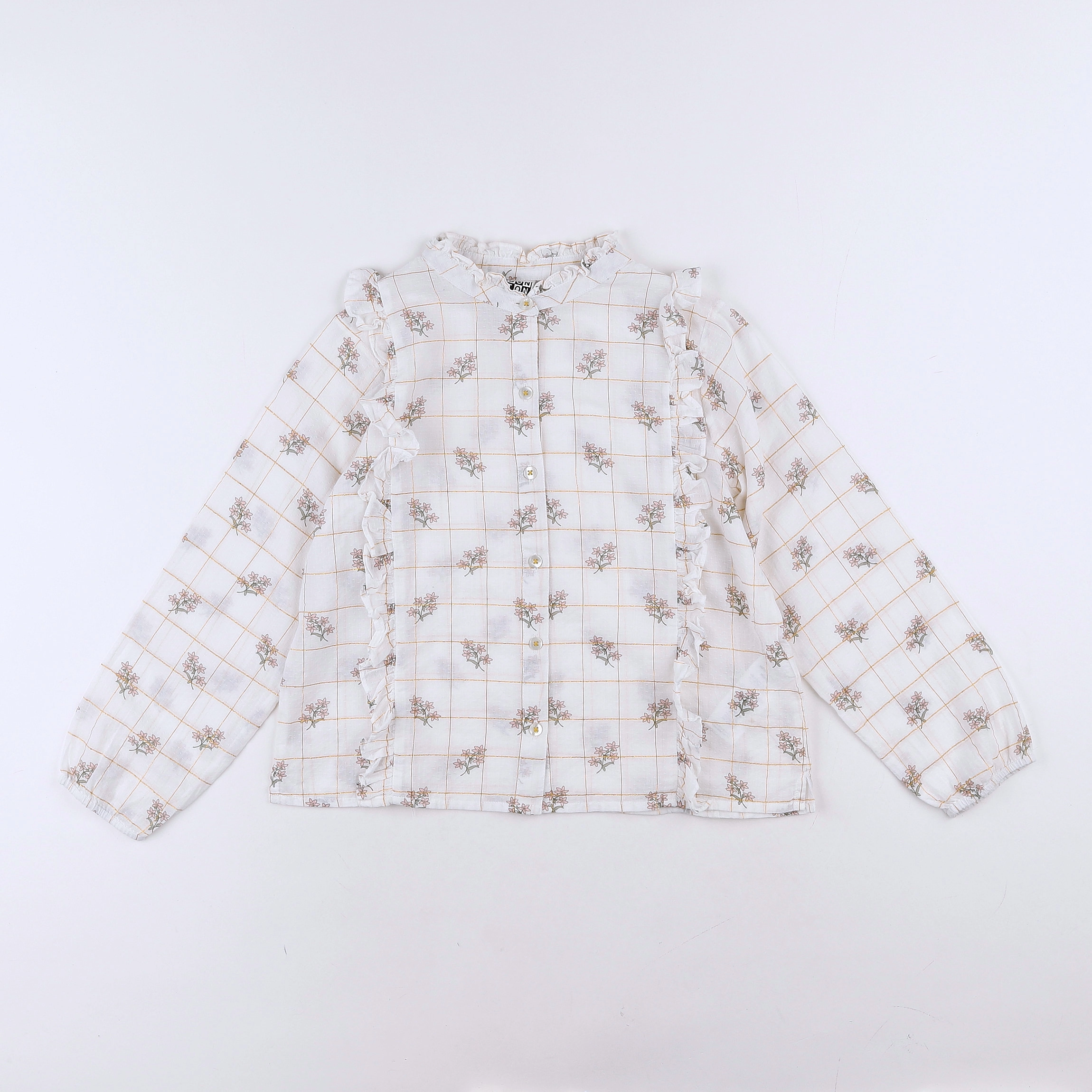 Bonton - blouse beige - 8 ans
