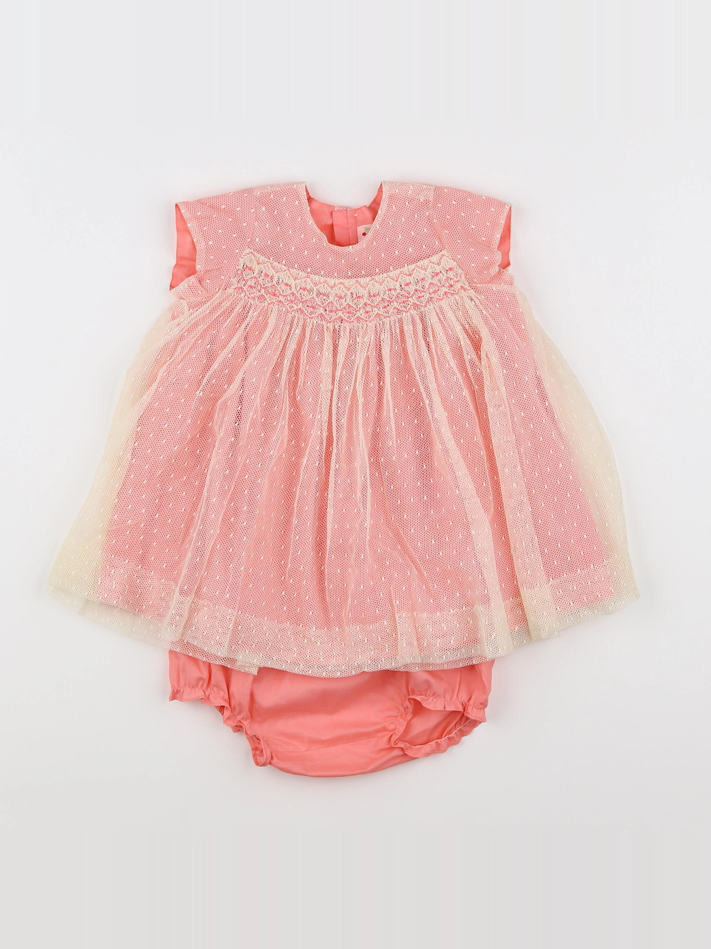 Bonpoint - robe rose - 12 mois