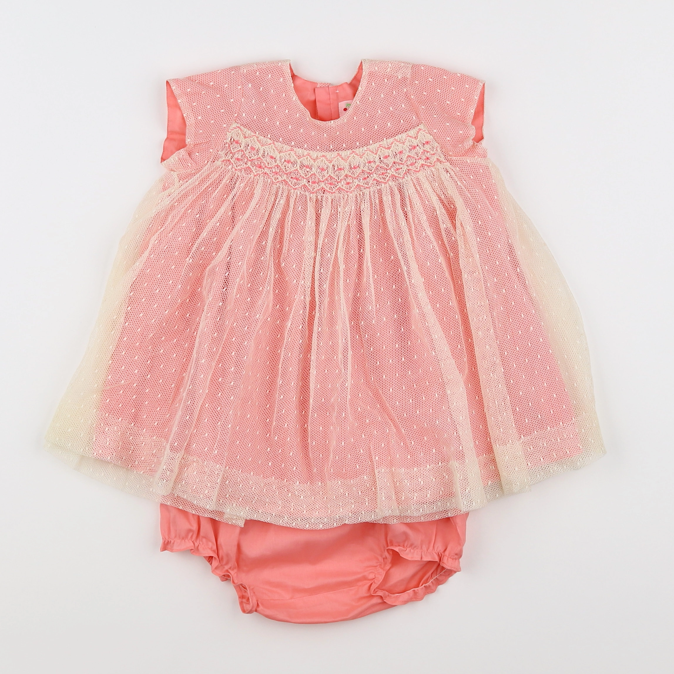 Bonpoint - robe rose - 12 mois