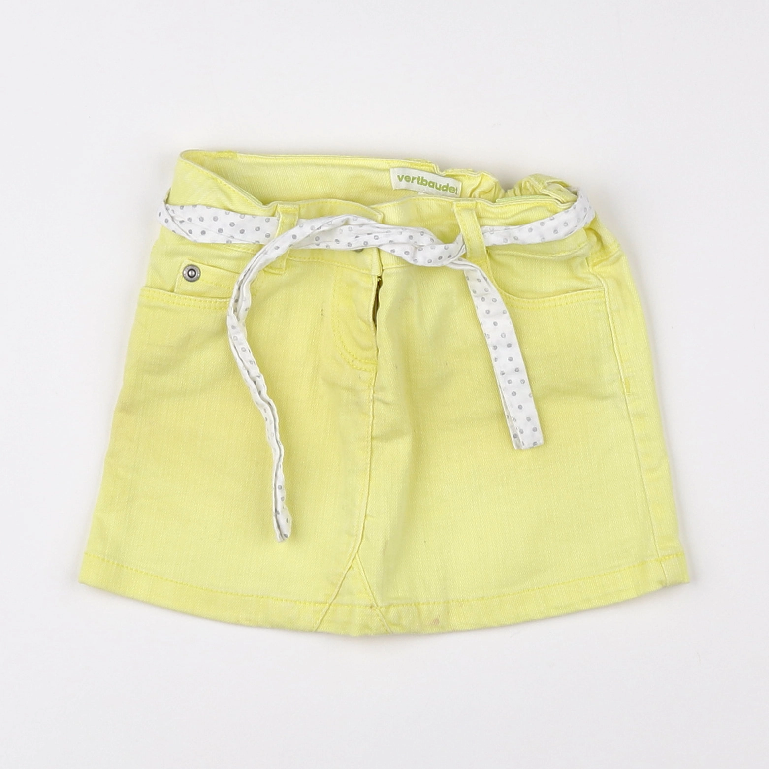 Vertbaudet - jupe jaune - 3 ans