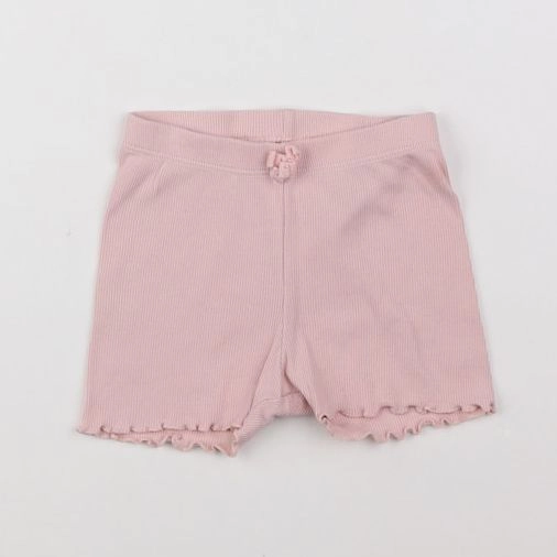 H&M - short rose - 9/12 mois