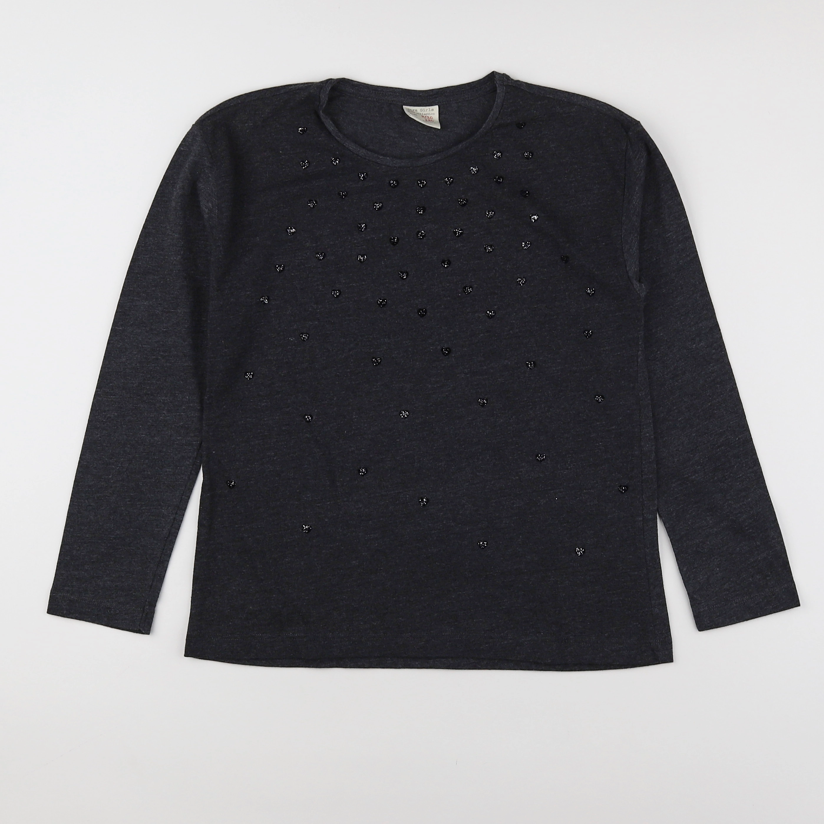 Zara - tee-shirt gris - 9/10 ans