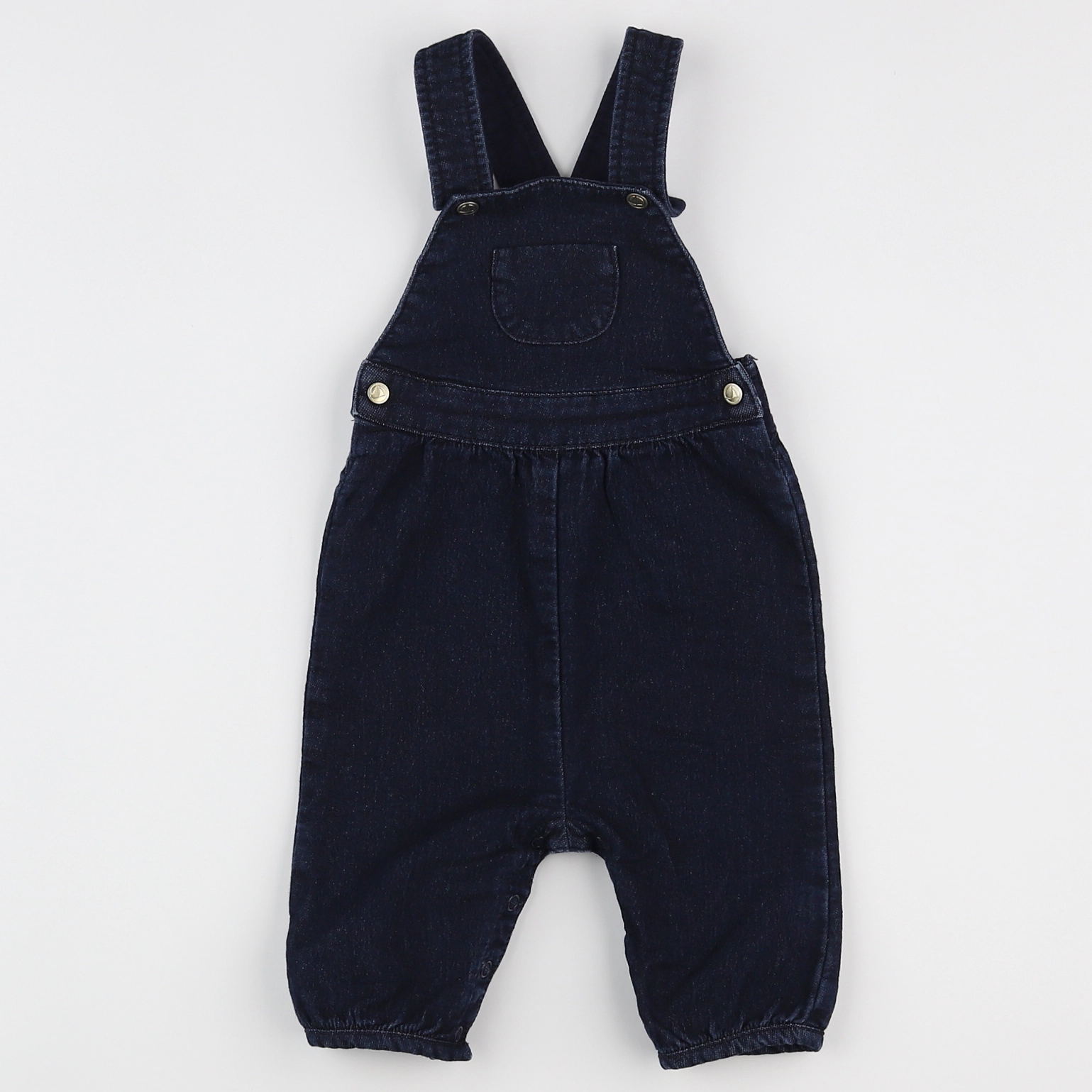 Petit Bateau - salopette bleu - 6 mois