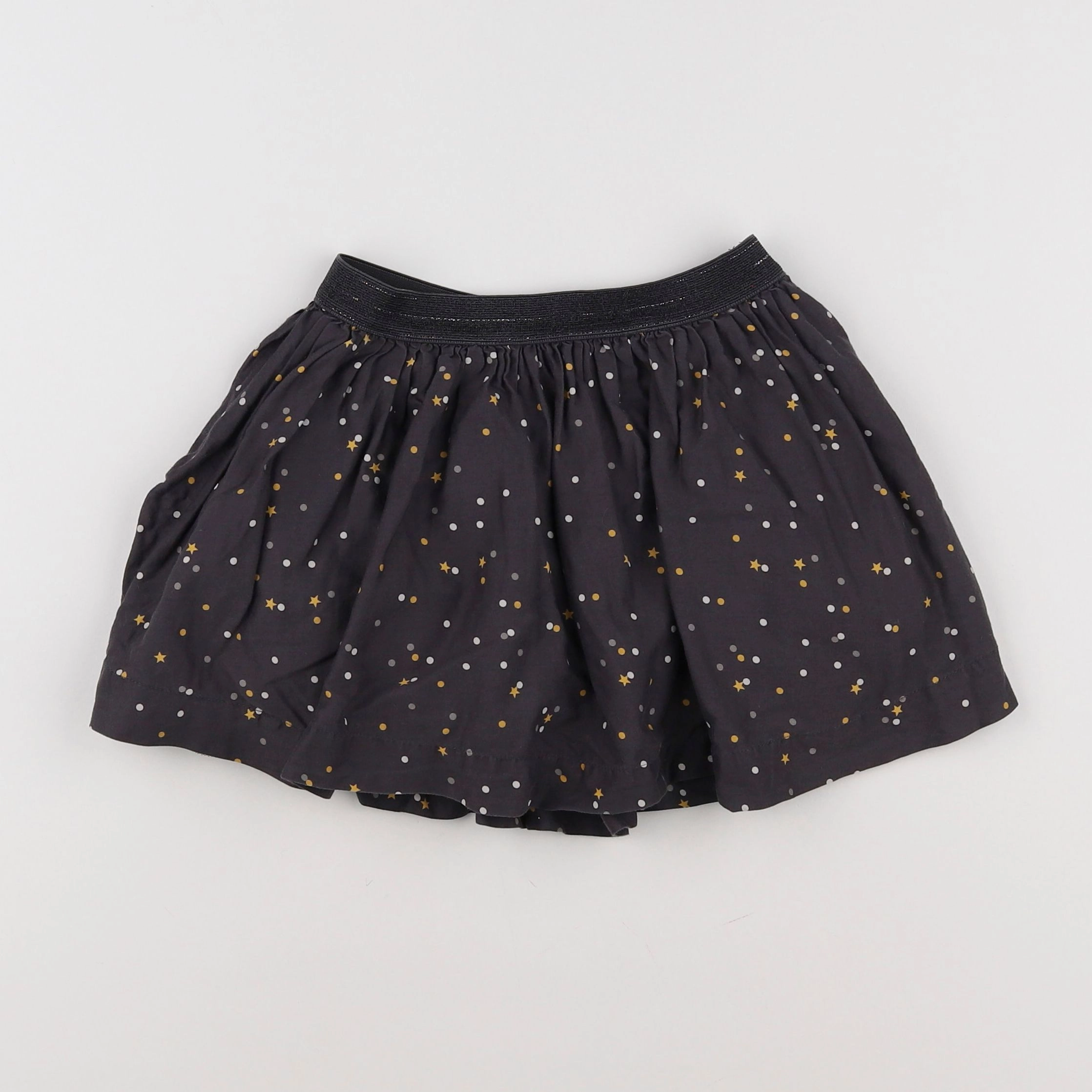 Okaidi - jupe argent, noir - 5 ans