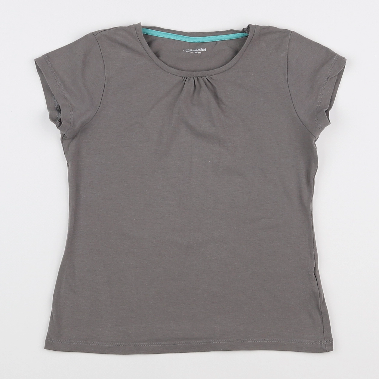Vertbaudet - tee-shirt marron - 8 ans