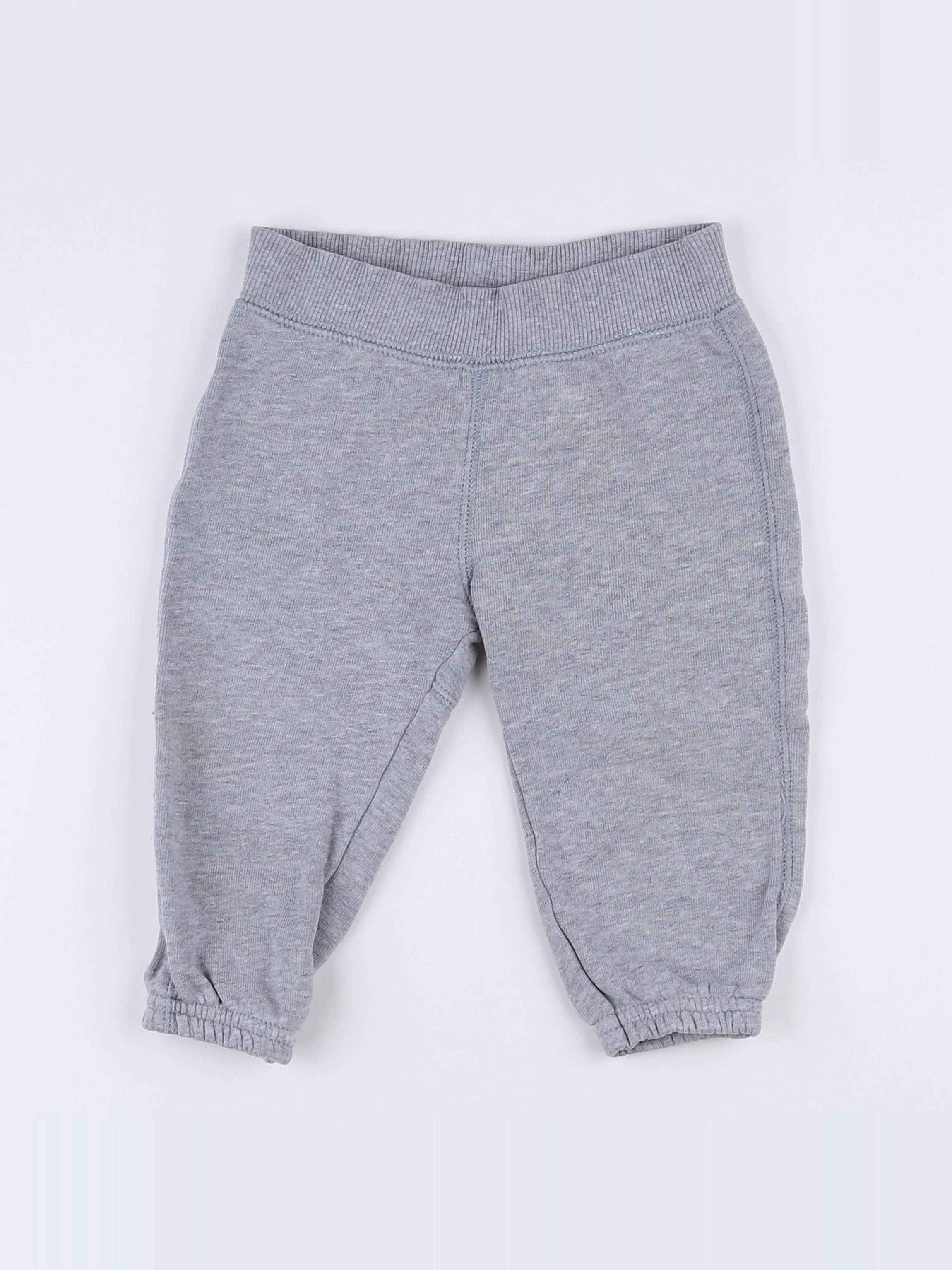 Benetton - jogging gris - 9/12 mois