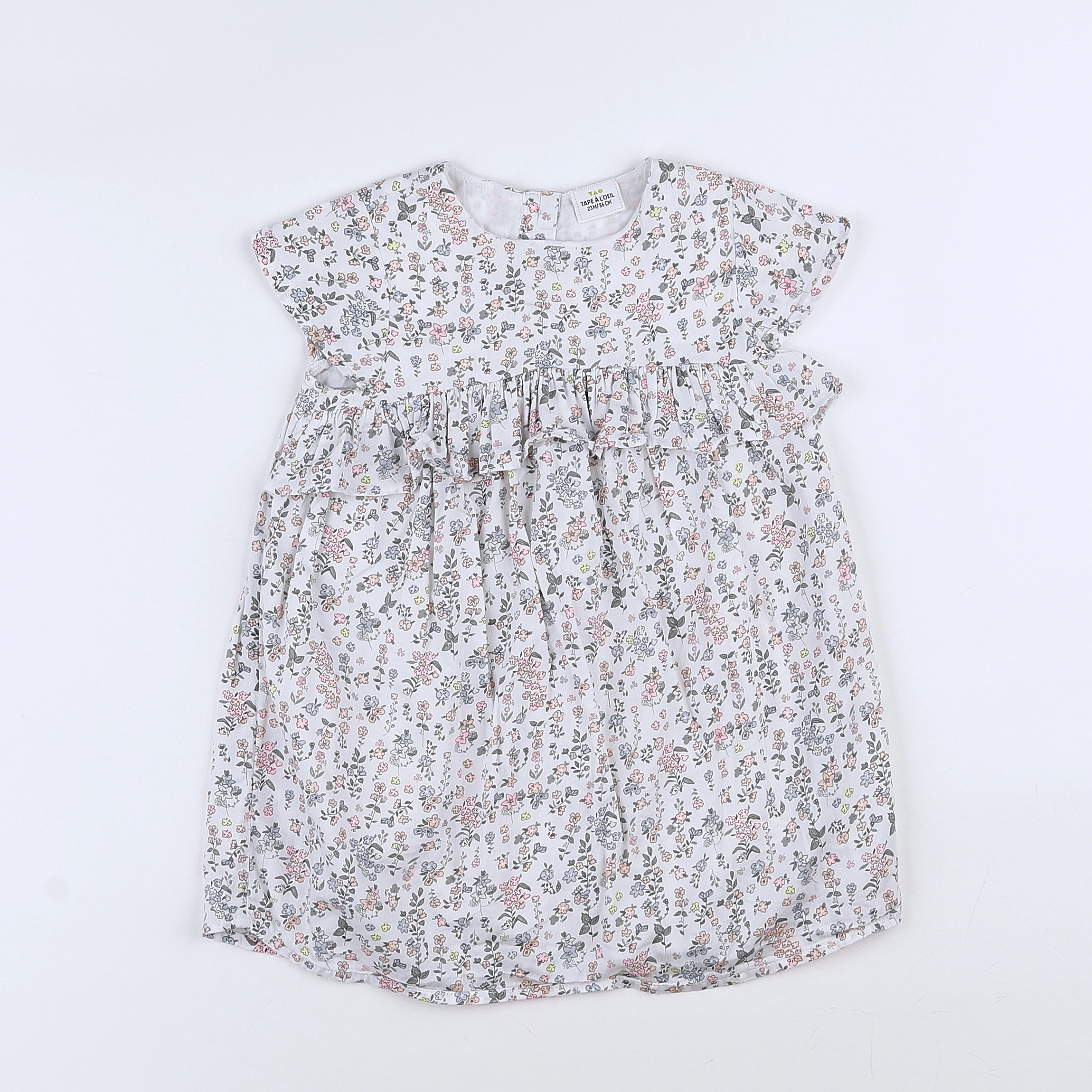 Tape à l'oeil - robe multicolore - 2 ans