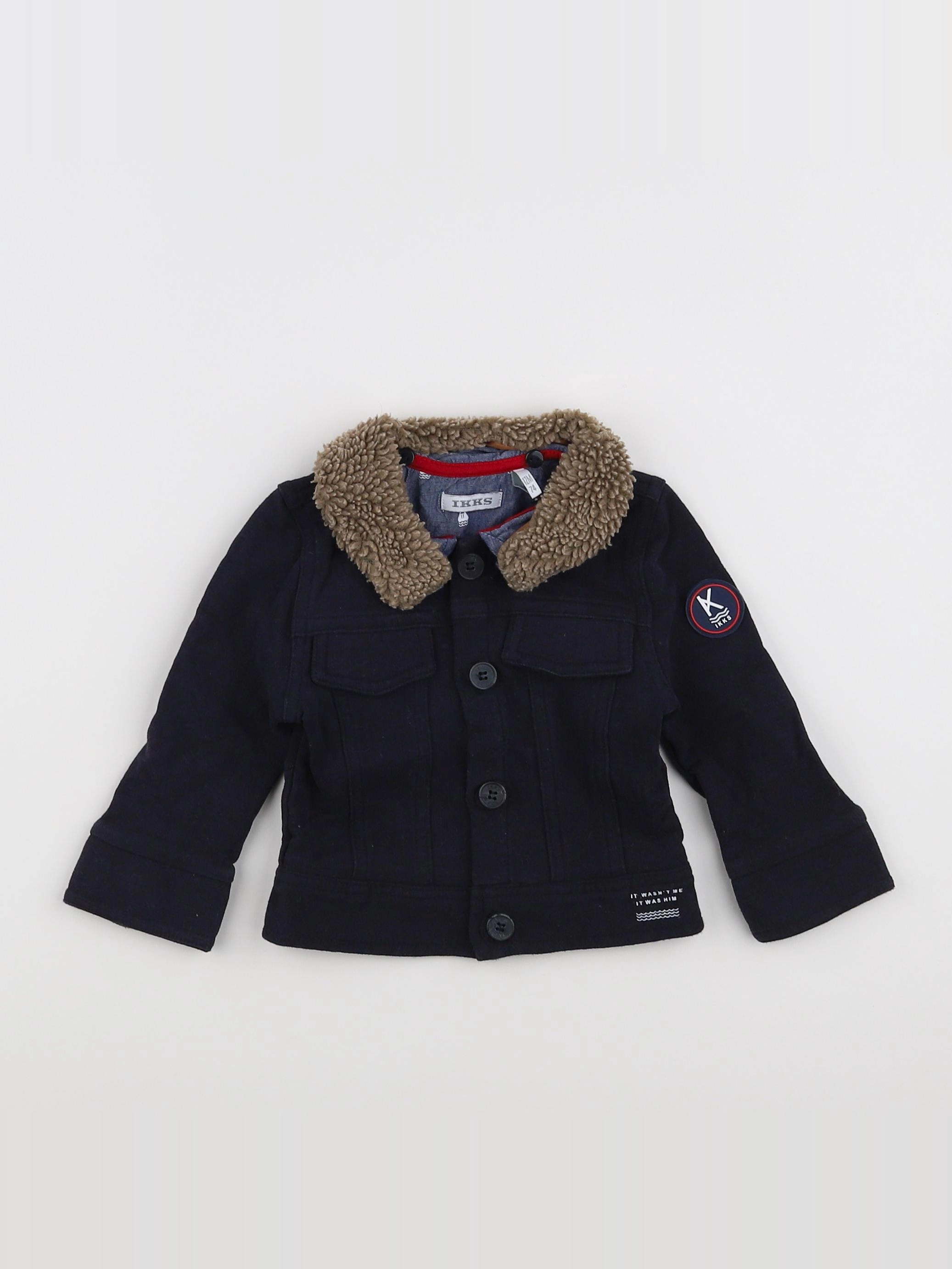 IKKS - veste bleu - 12 mois