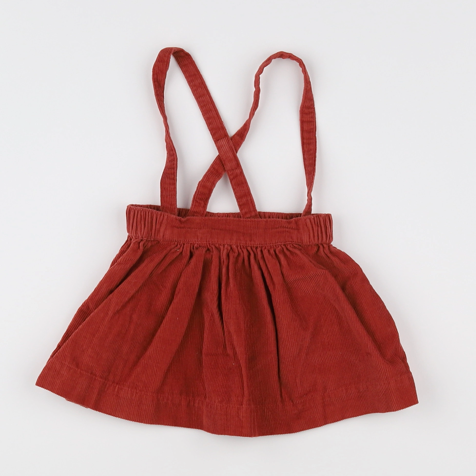 Vertbaudet - jupe rouge - 12 mois