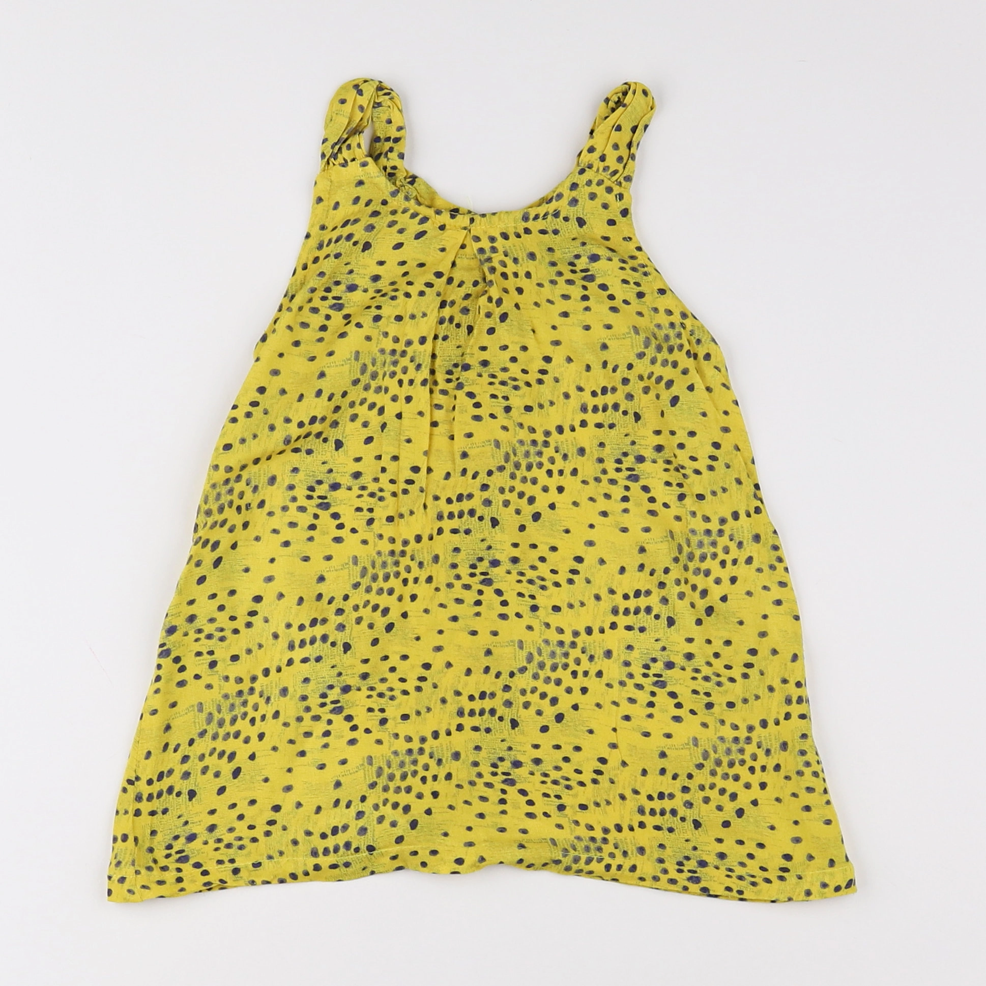 IKKS - robe jaune, gris - 18 mois