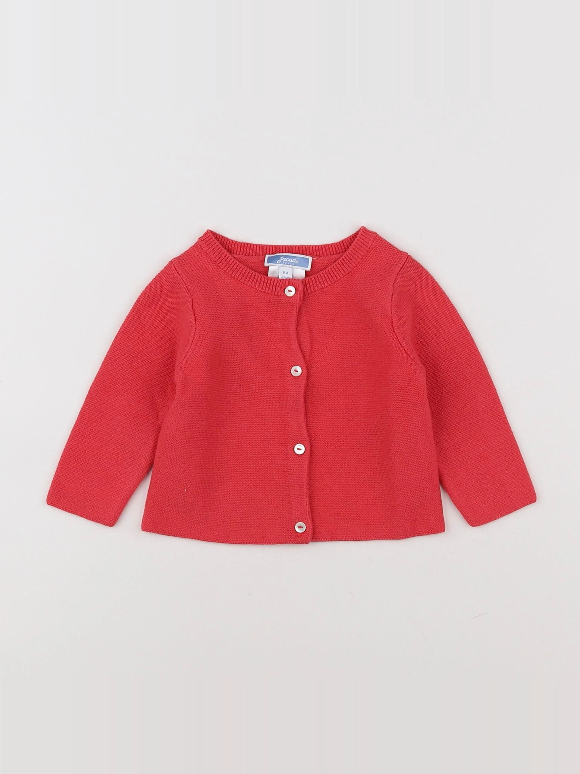 Jacadi - gilet rose - 6 mois