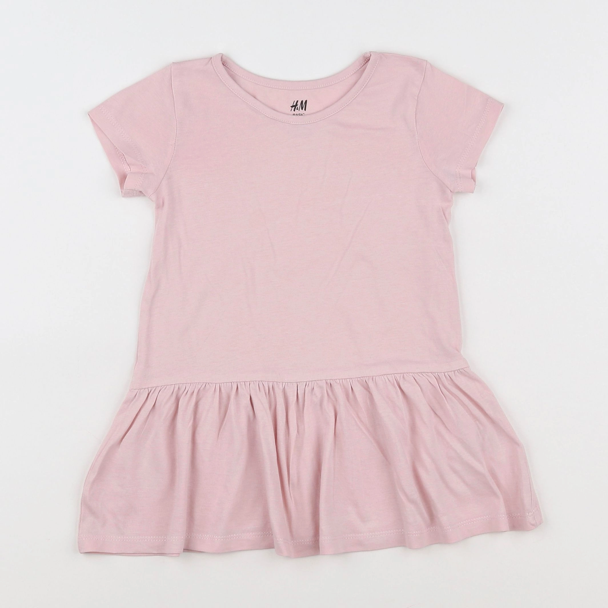 H&M - robe rose - 12/18 mois