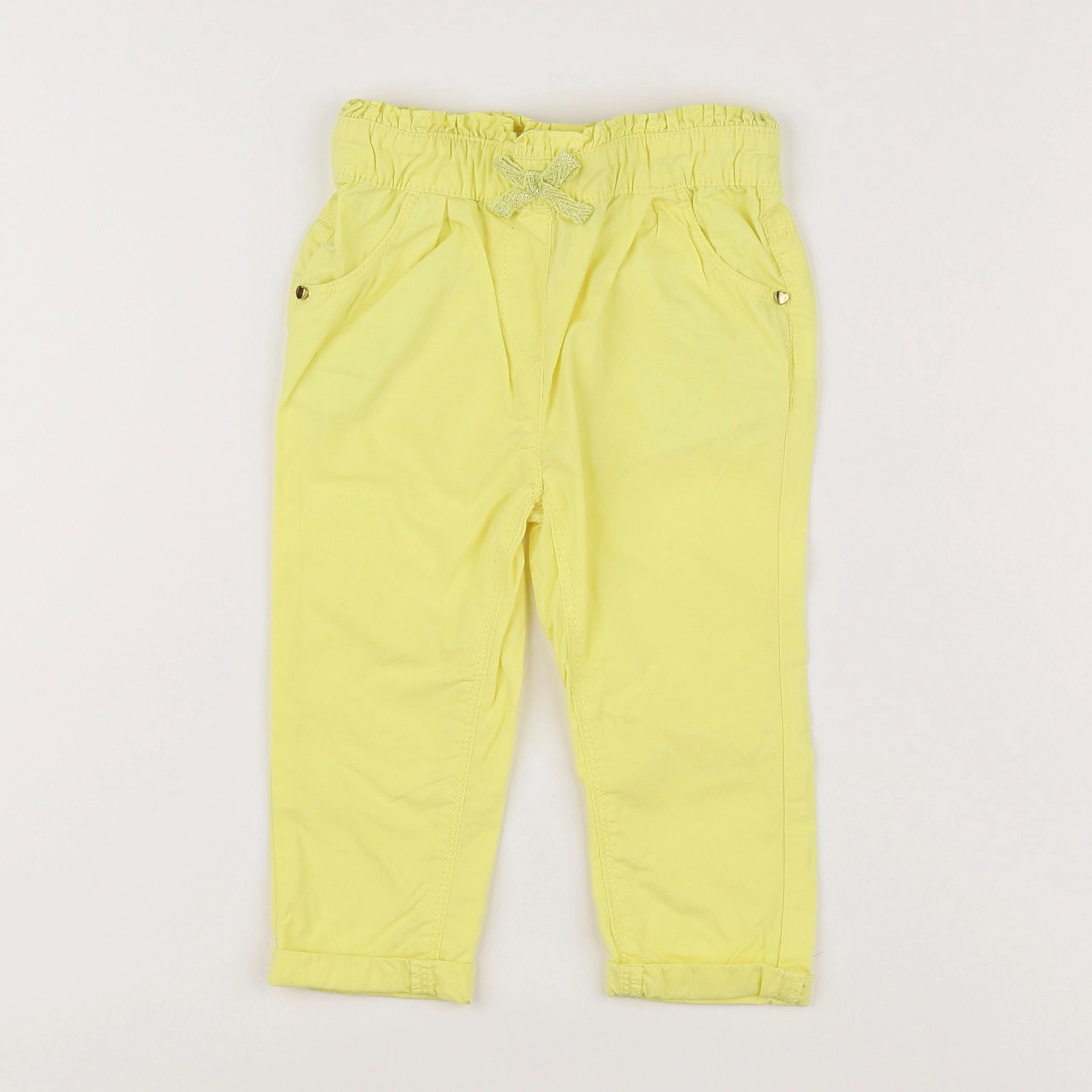 Tape à l'oeil - pantalon jaune - 18 mois