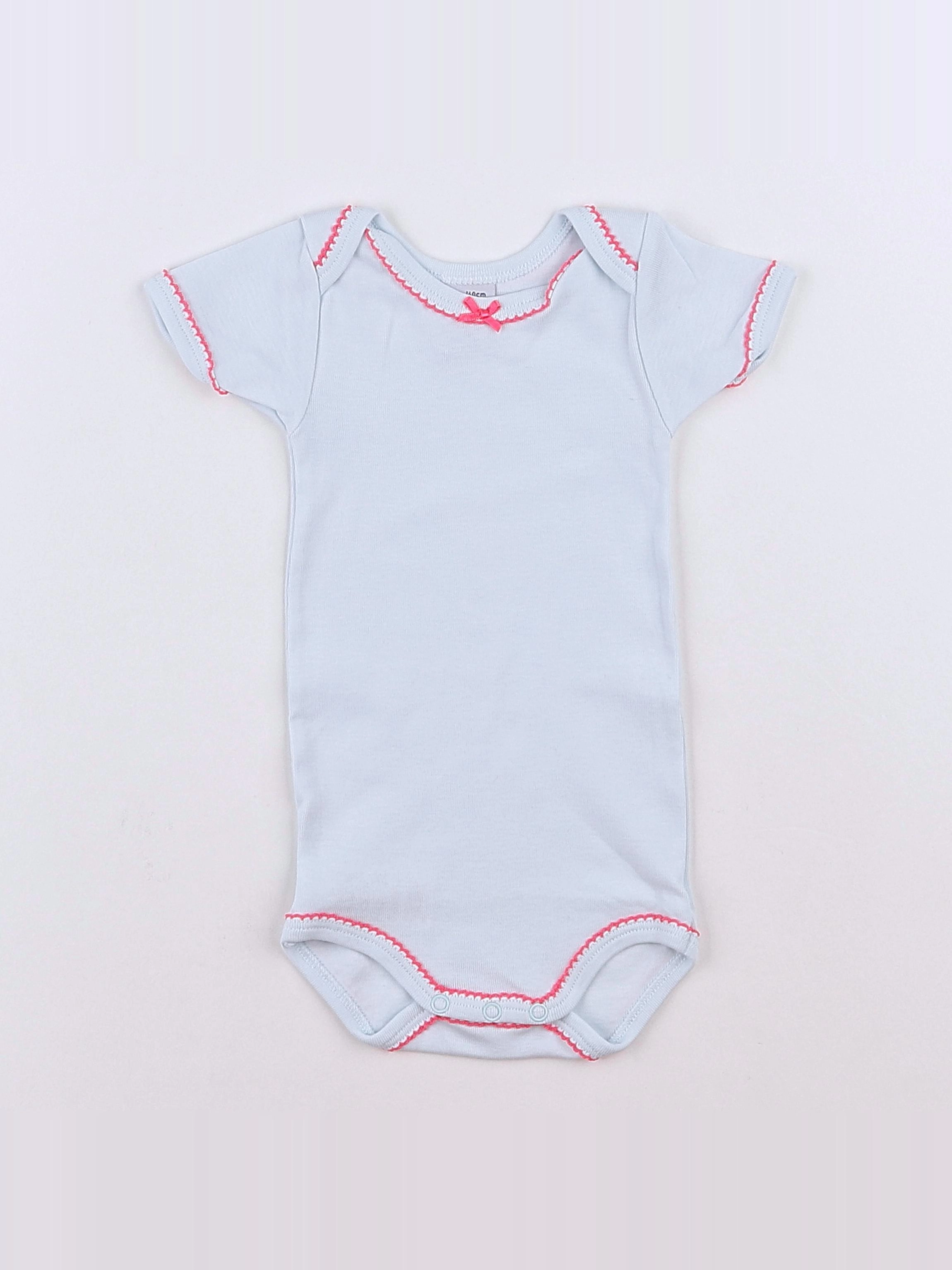 Petit Bateau - body bleu - 3 mois