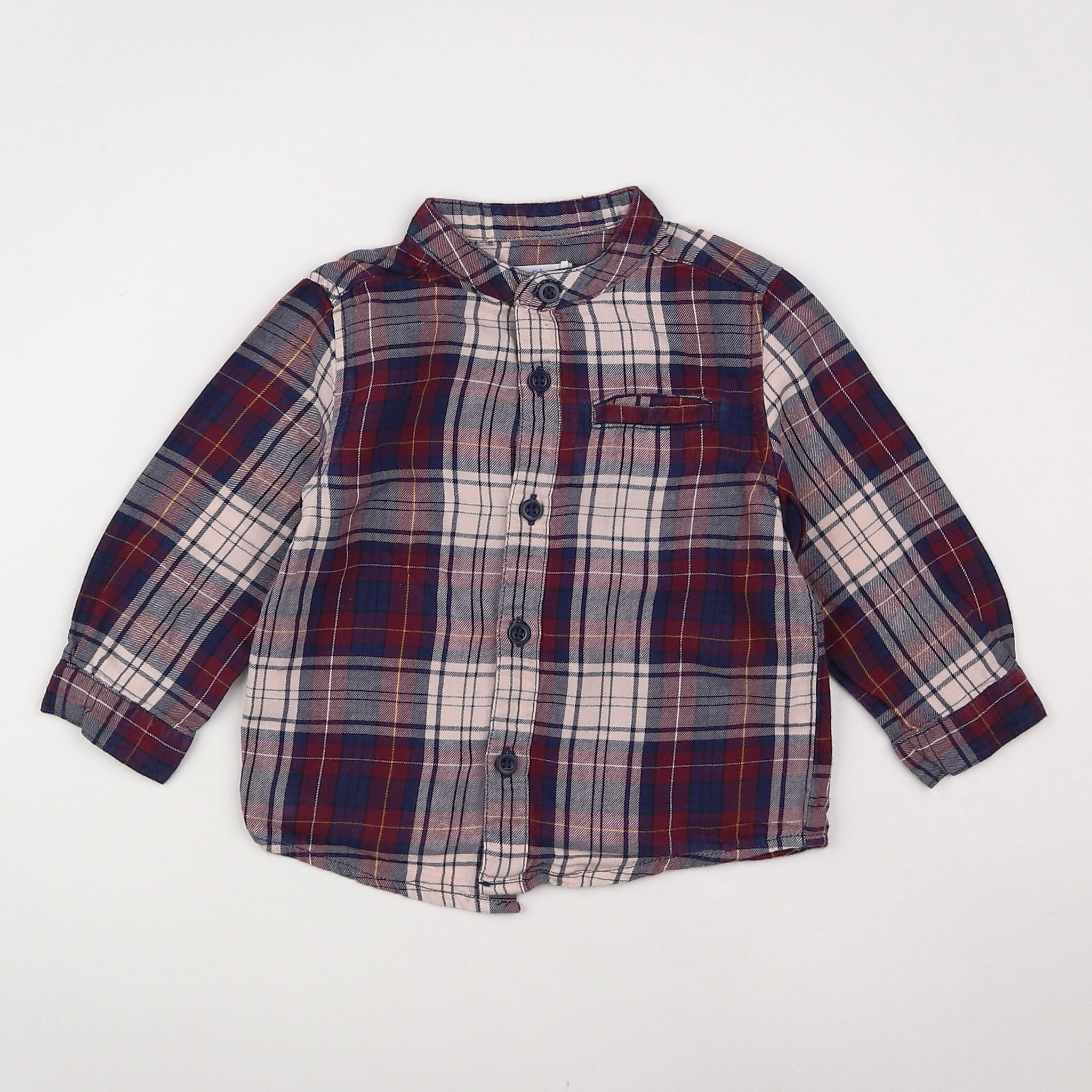 H&M - chemise blanc - 12/18 mois