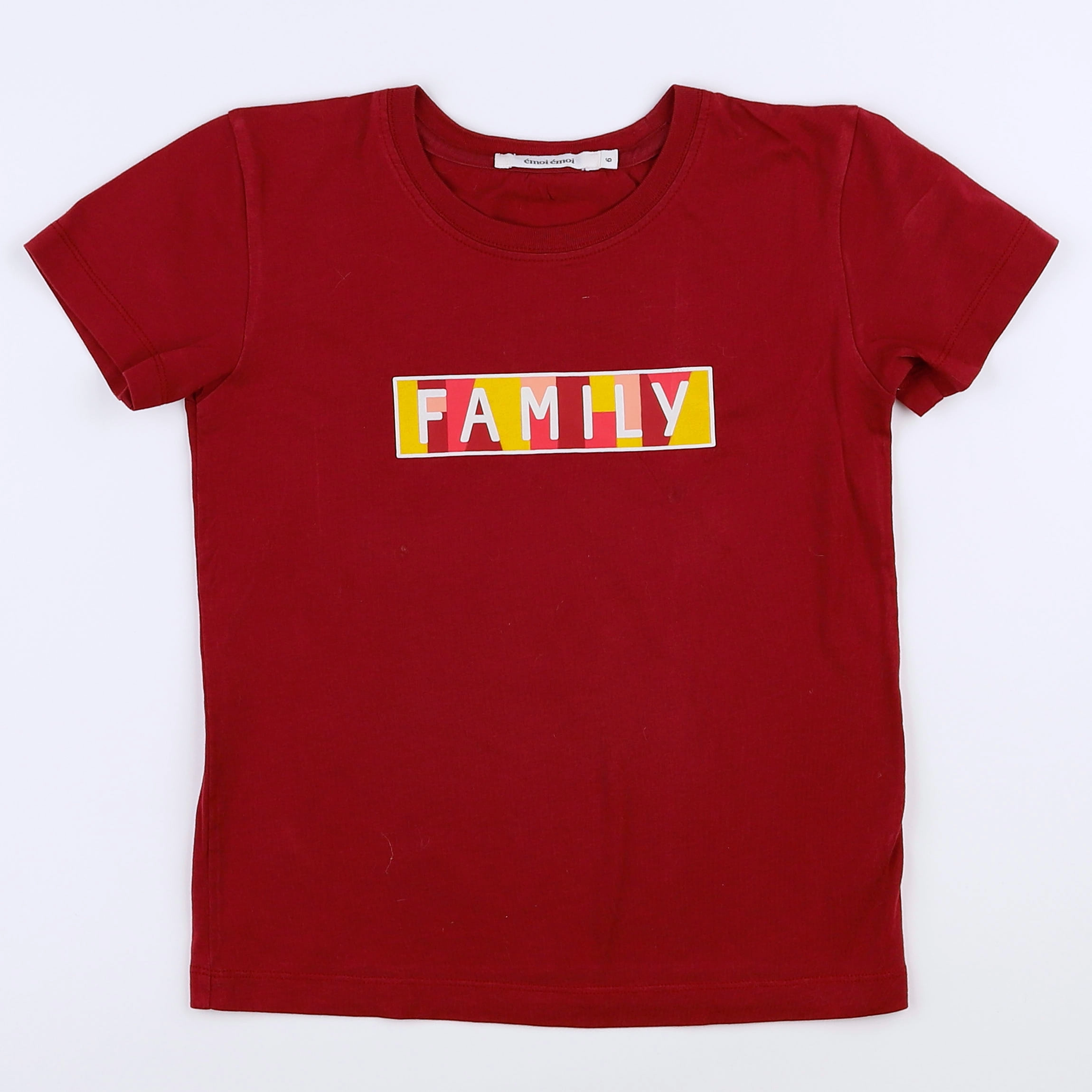 Emoi emoi - tee-shirt rouge - 6 ans