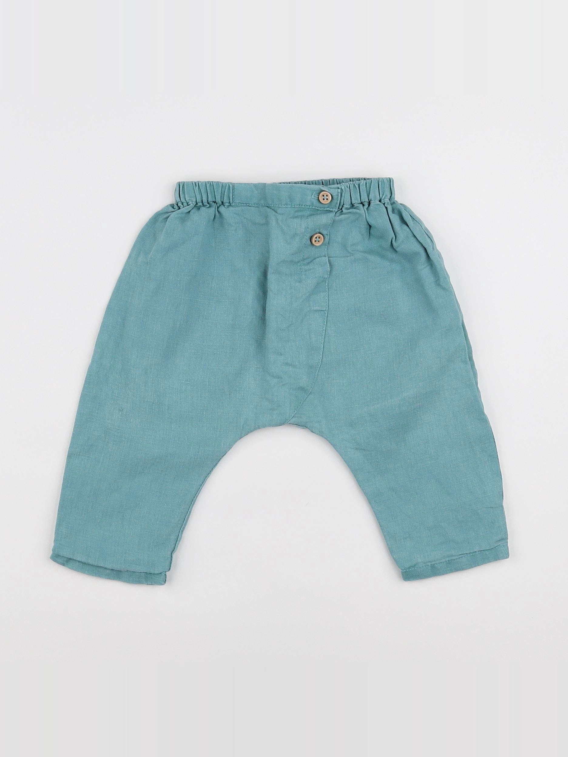Boutchou - sarouel bleu - 6 mois