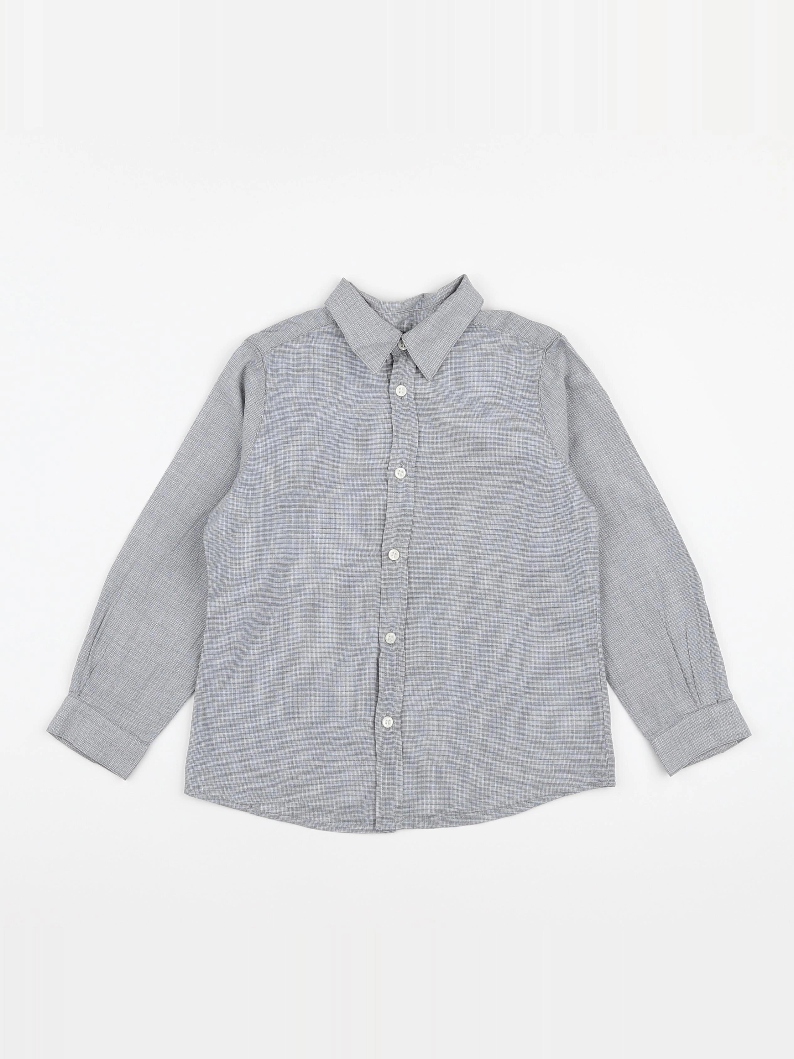 Bonpoint - chemise gris - 4 ans