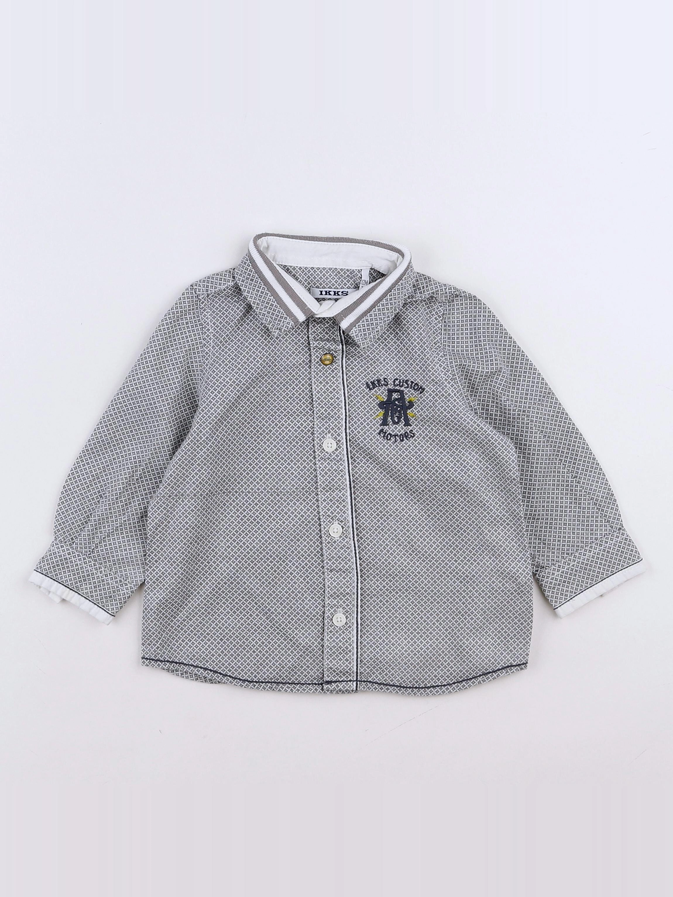 IKKS - chemise gris - 12 mois