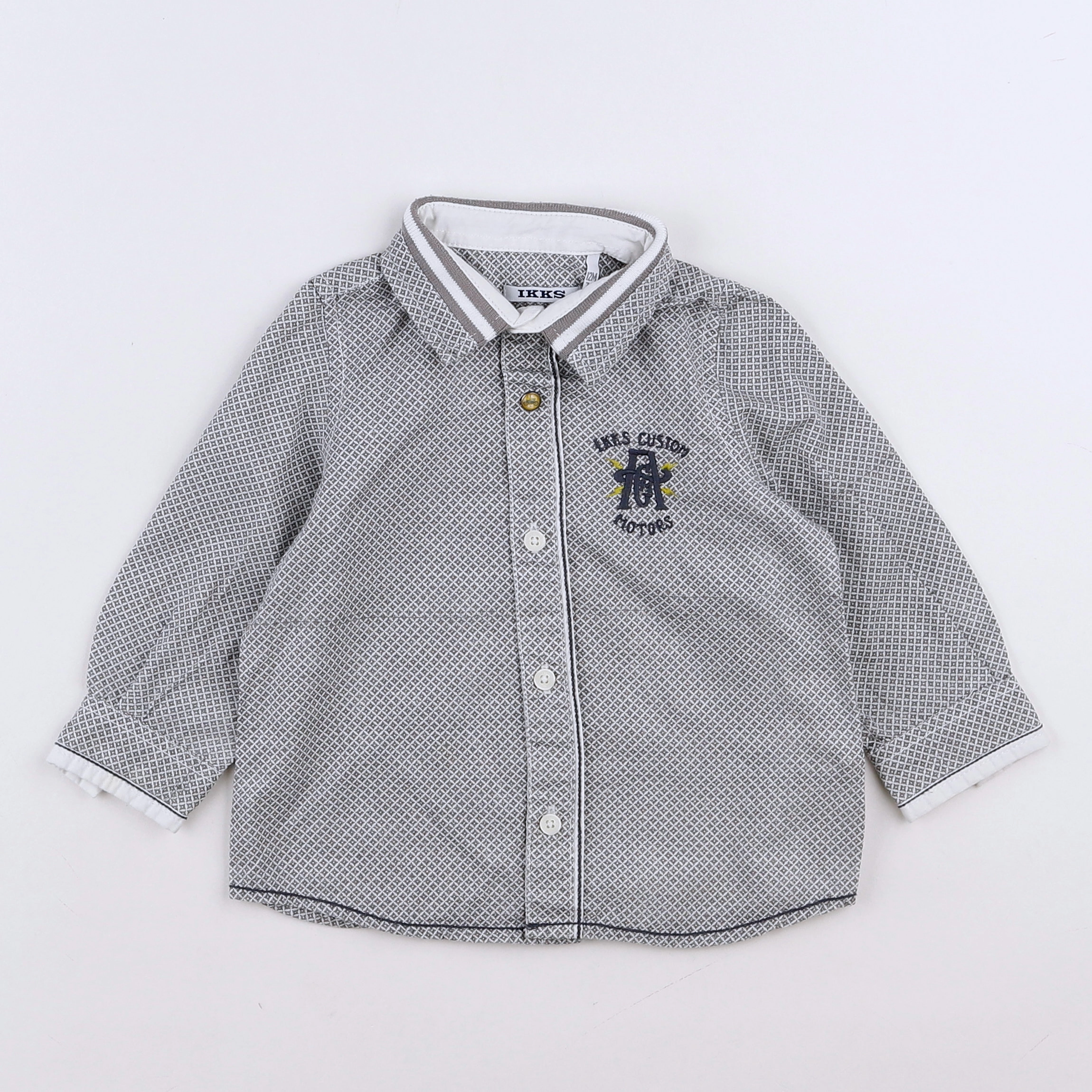 IKKS - chemise gris - 12 mois