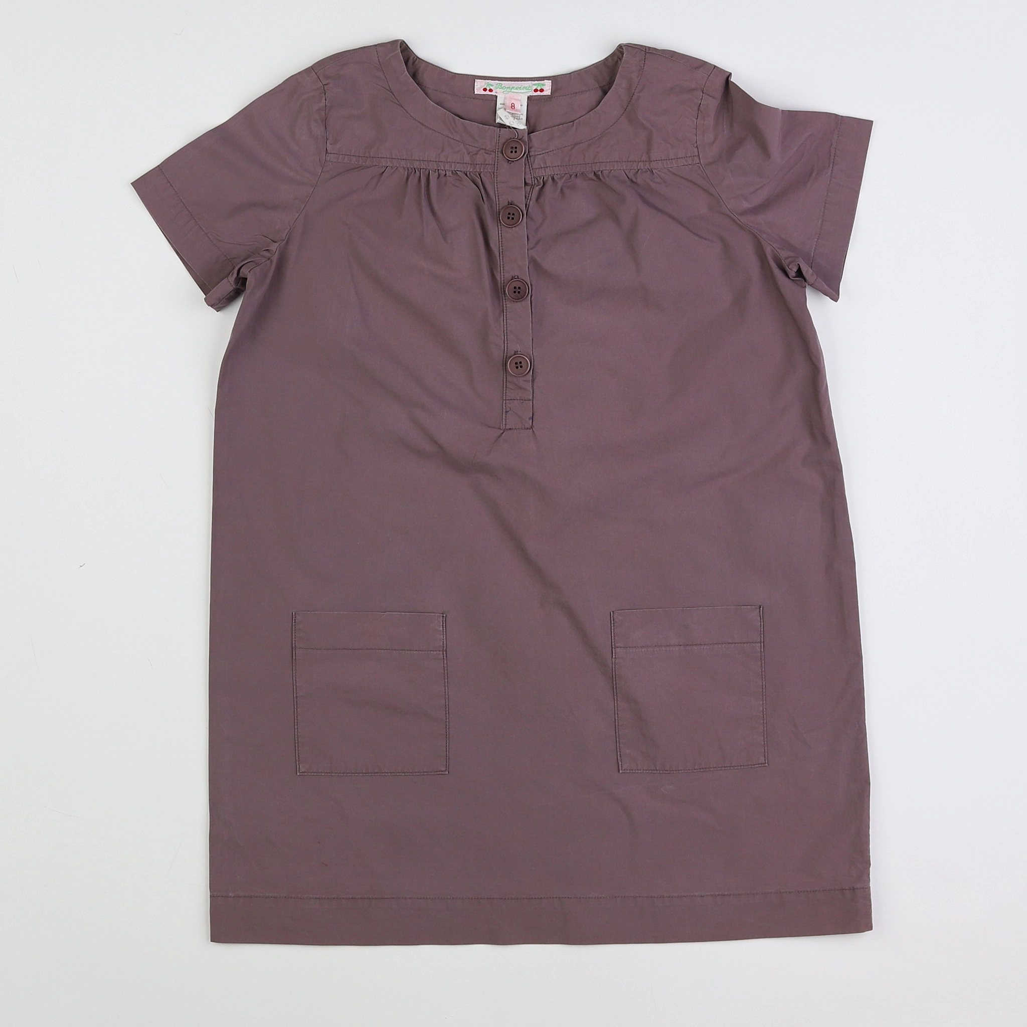 Bonpoint - robe violet - 8 ans