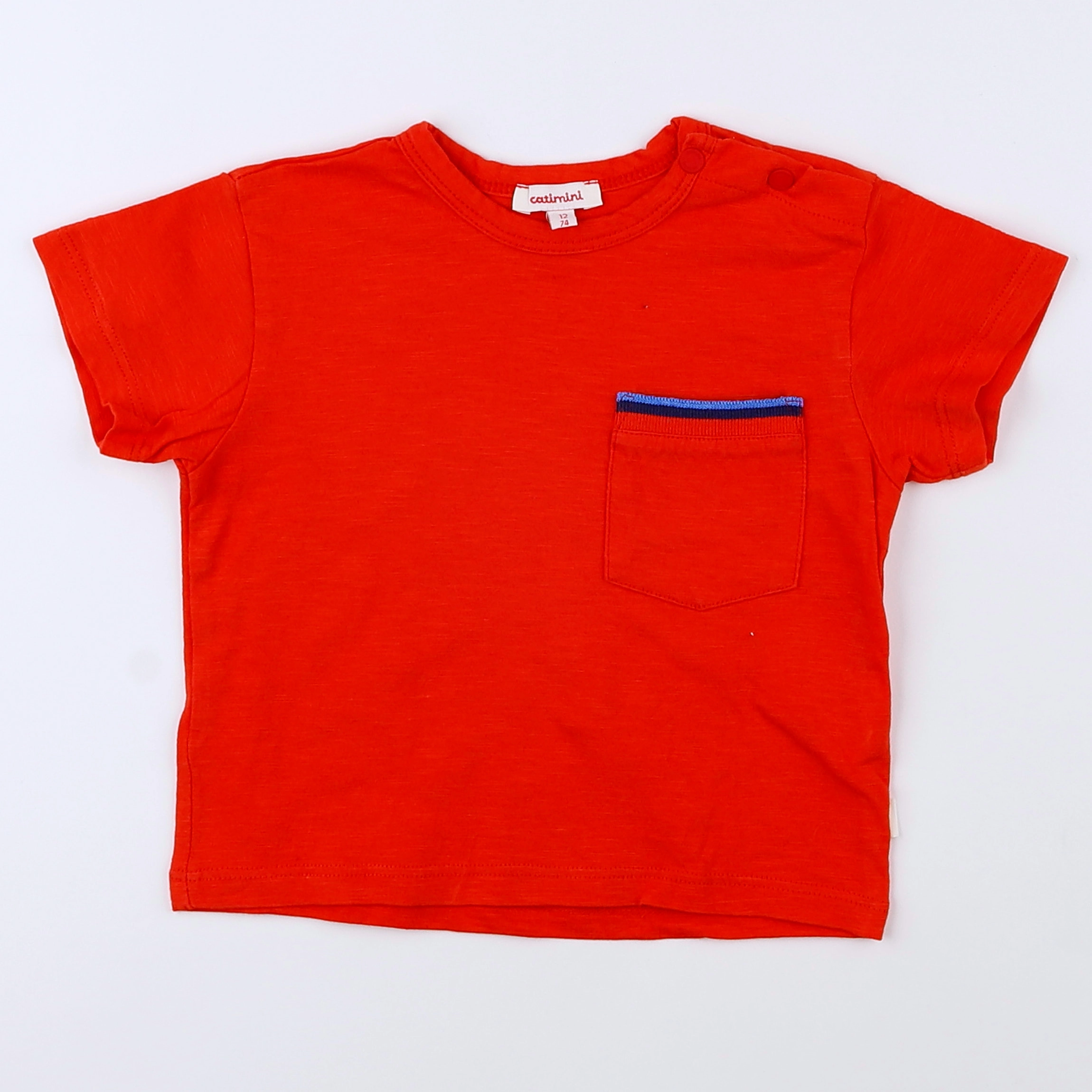 Catimini - tee-shirt rouge - 12 mois
