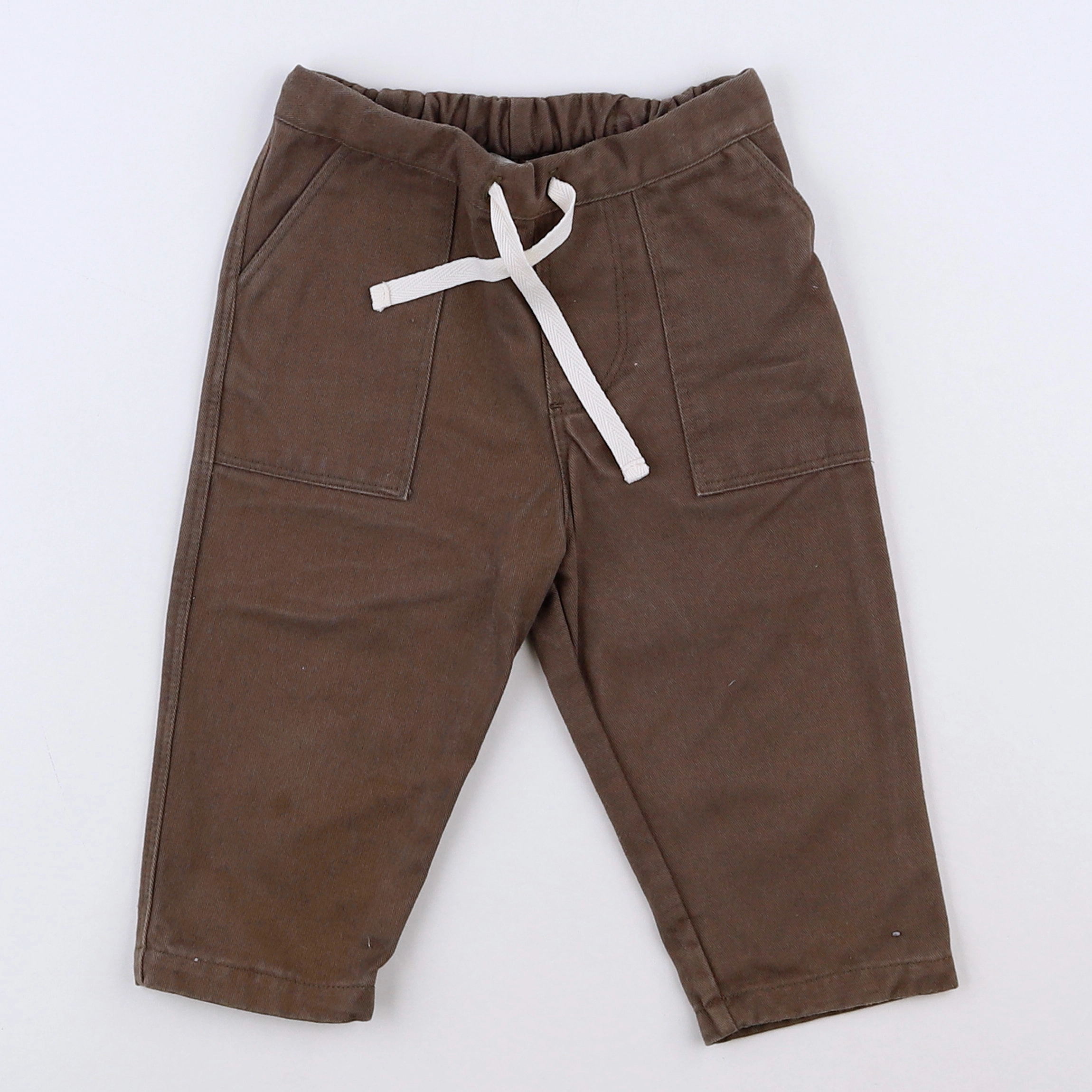 Natalys - pantalon marron - 12 mois