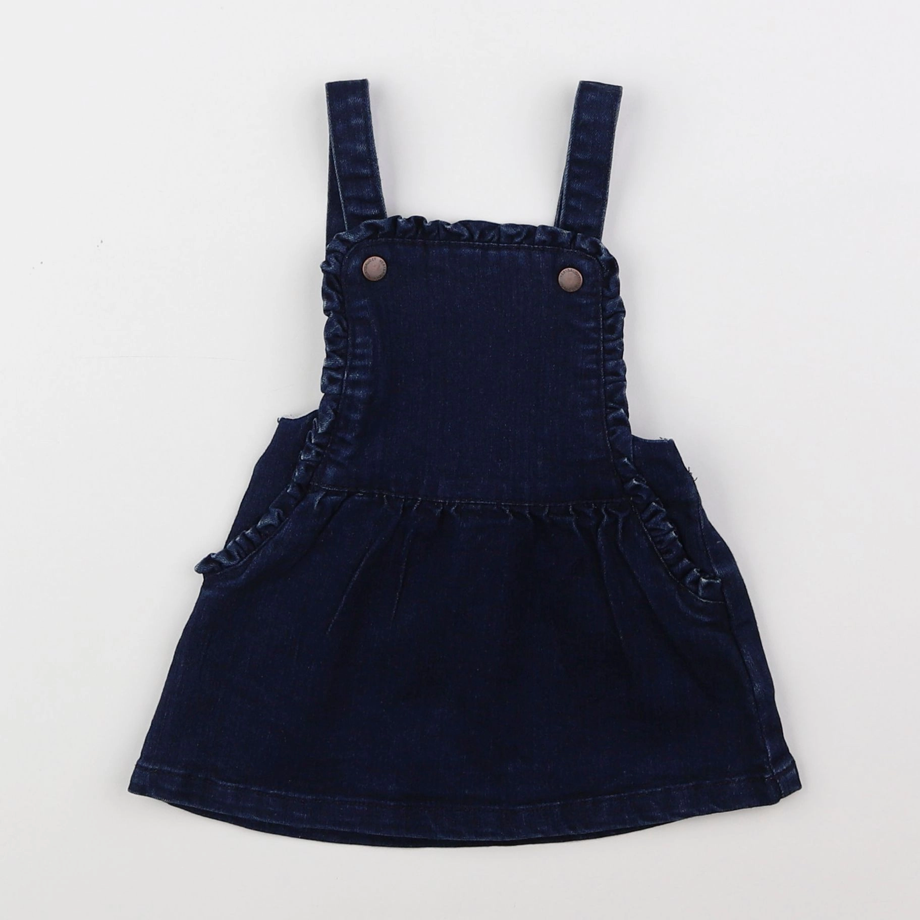 Vertbaudet - robe bleu - 12 mois