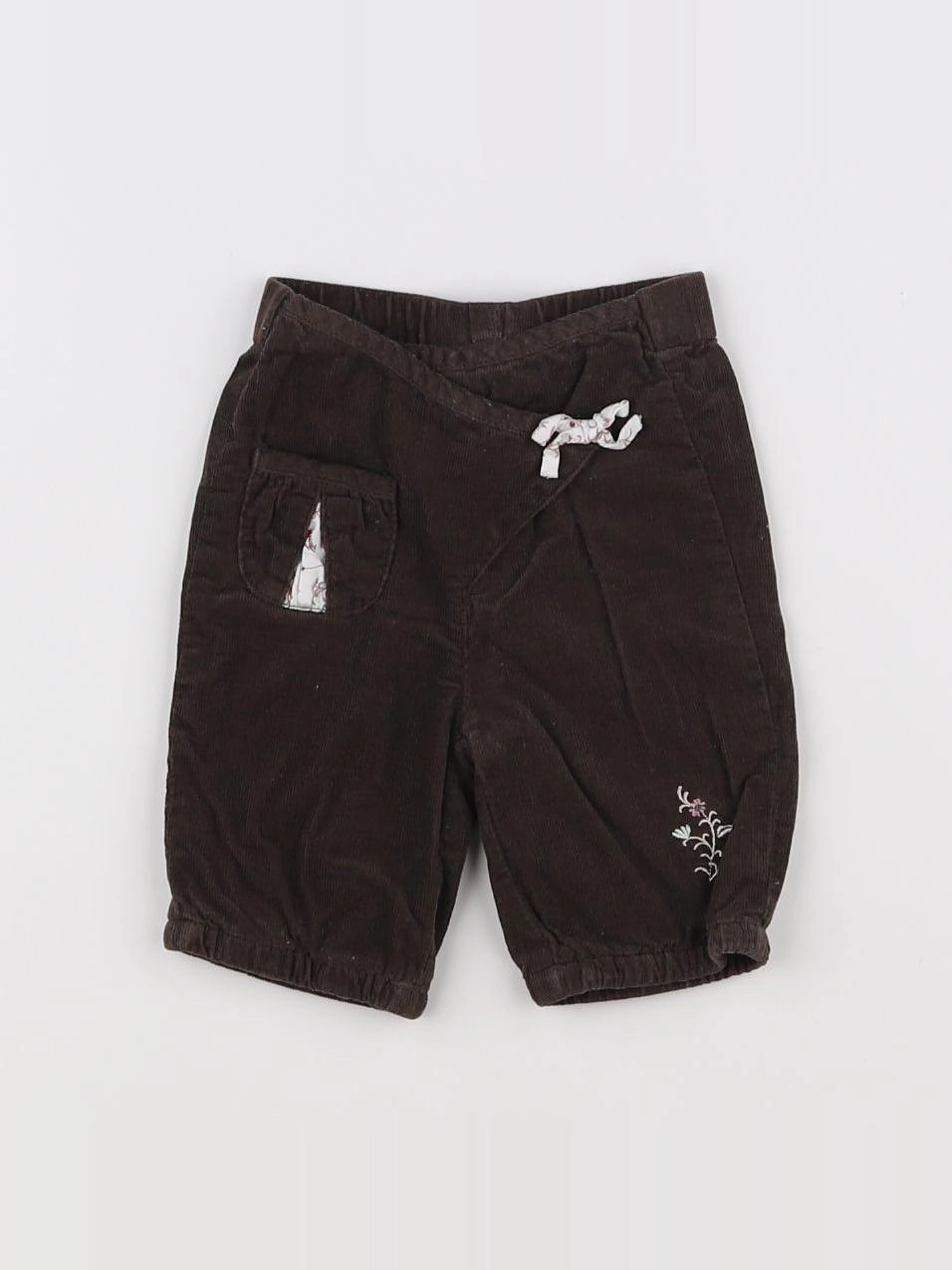 Vertbaudet - pantalon marron - 1 mois