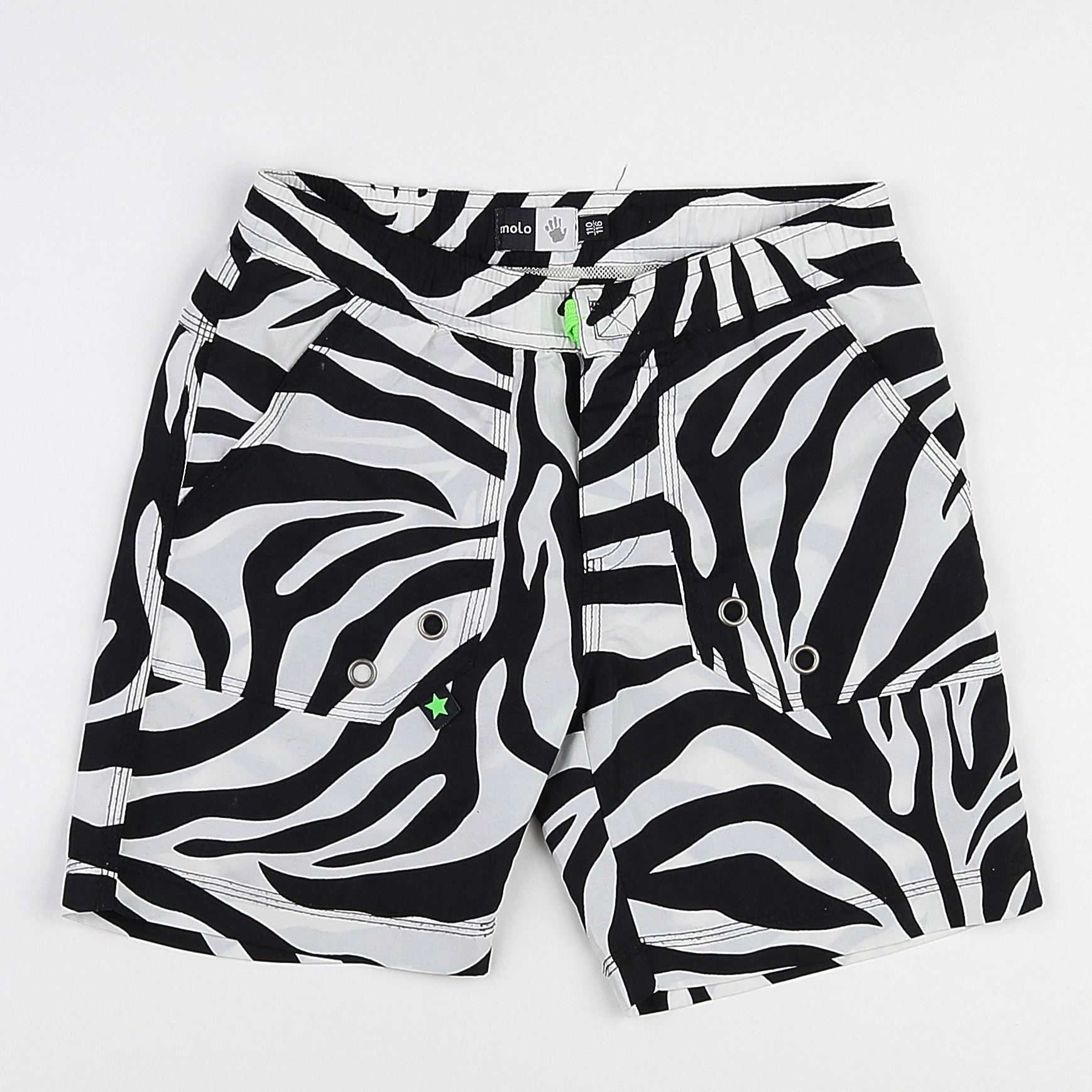 Molo - maillot de bain blanc, noir - 4/6 ans