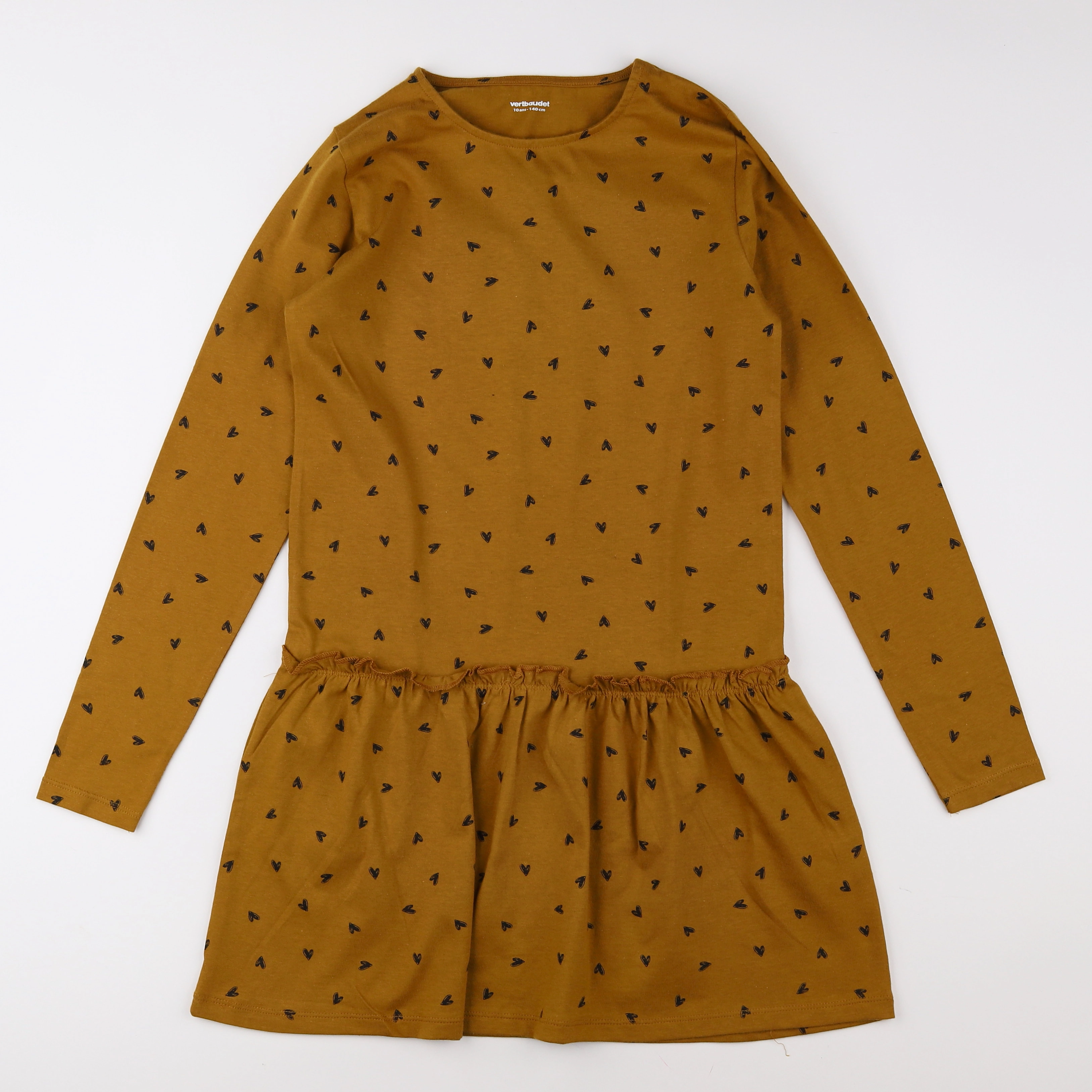 Vertbaudet - robe vert - 10 ans