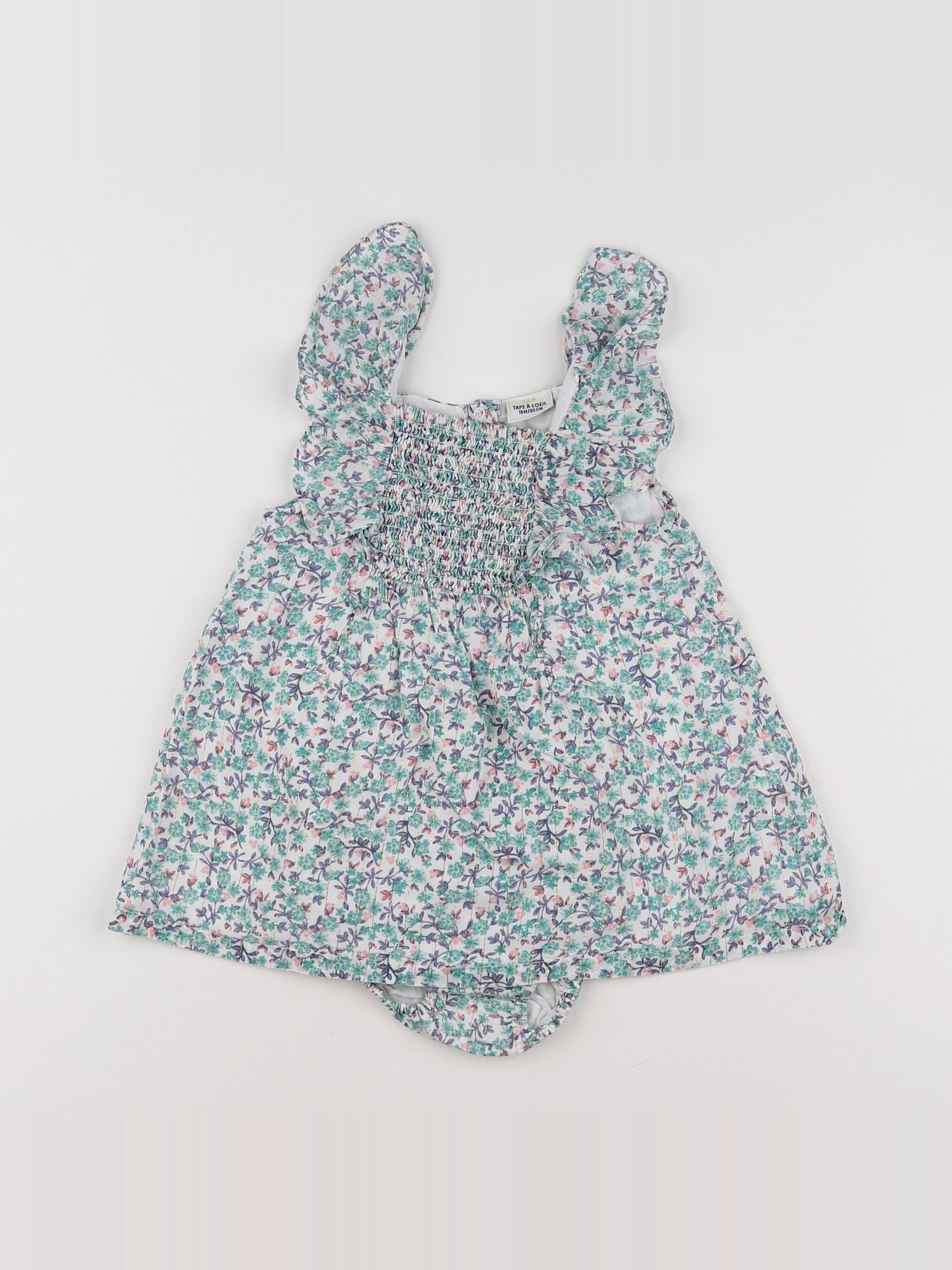 Tape à l'oeil - robe multicolore - 18 mois