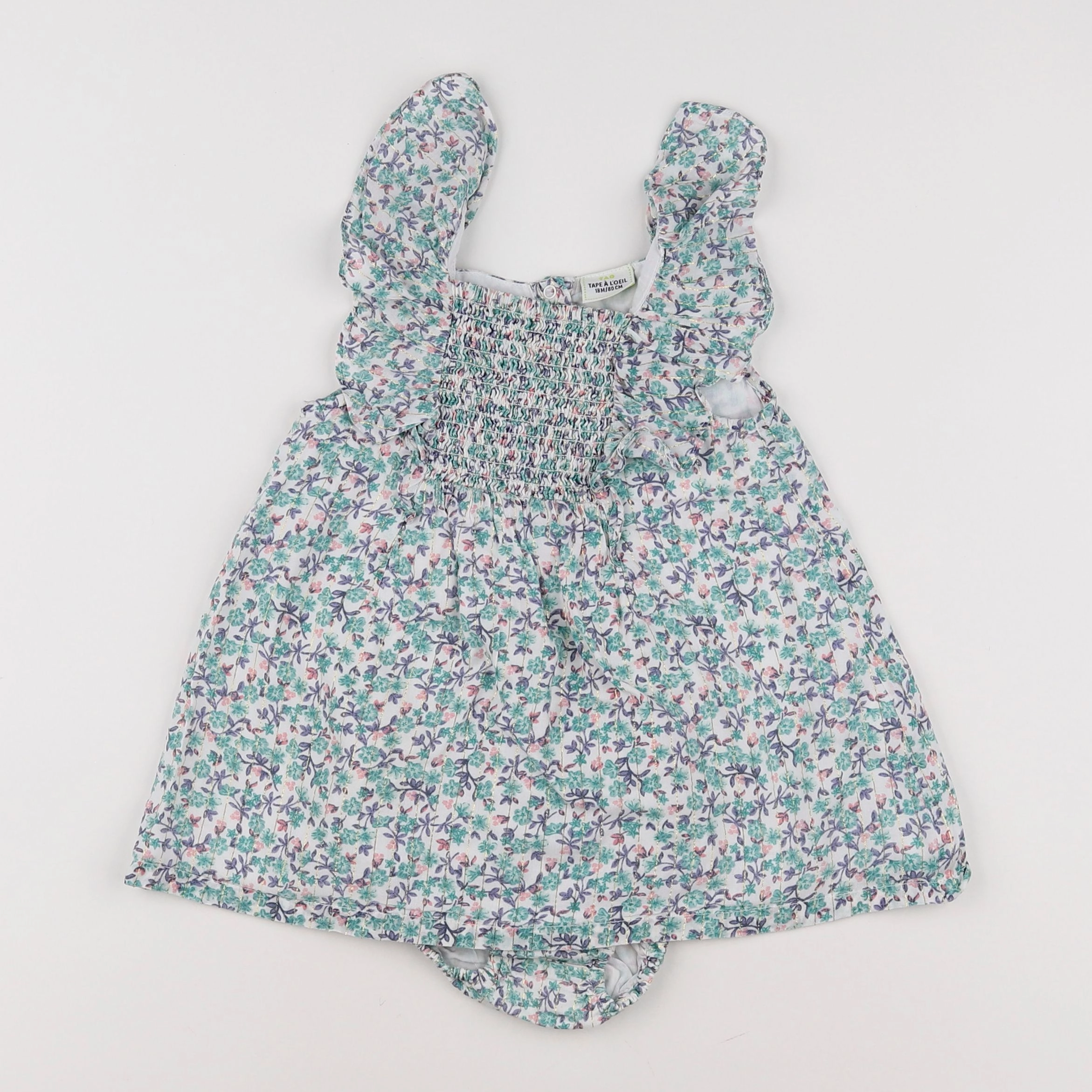 Tape à l'oeil - robe multicolore - 18 mois
