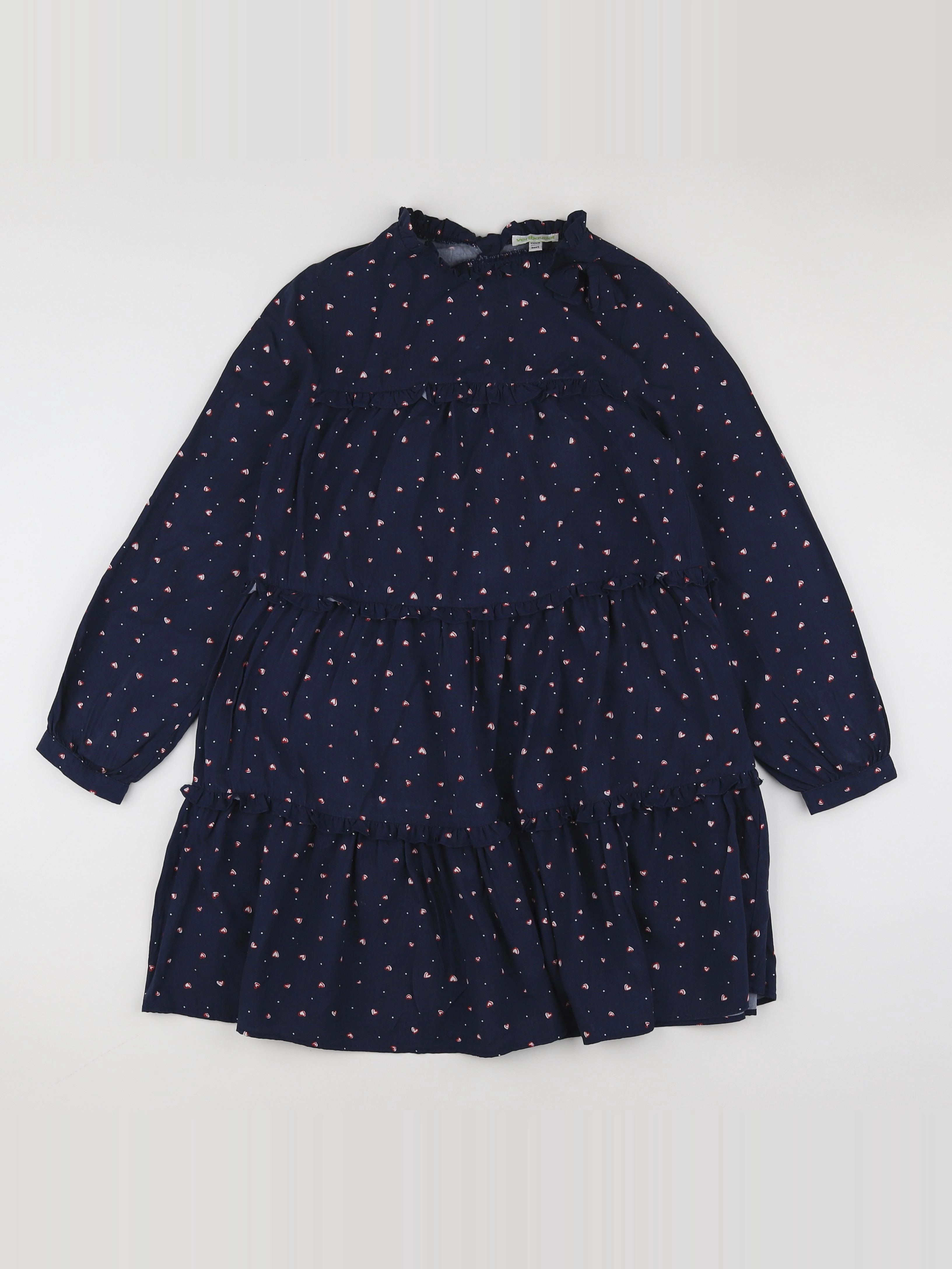 Vertbaudet - robe bleu - 9 ans