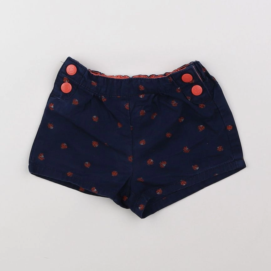 Tape à l'oeil - short bleu - 12 mois
