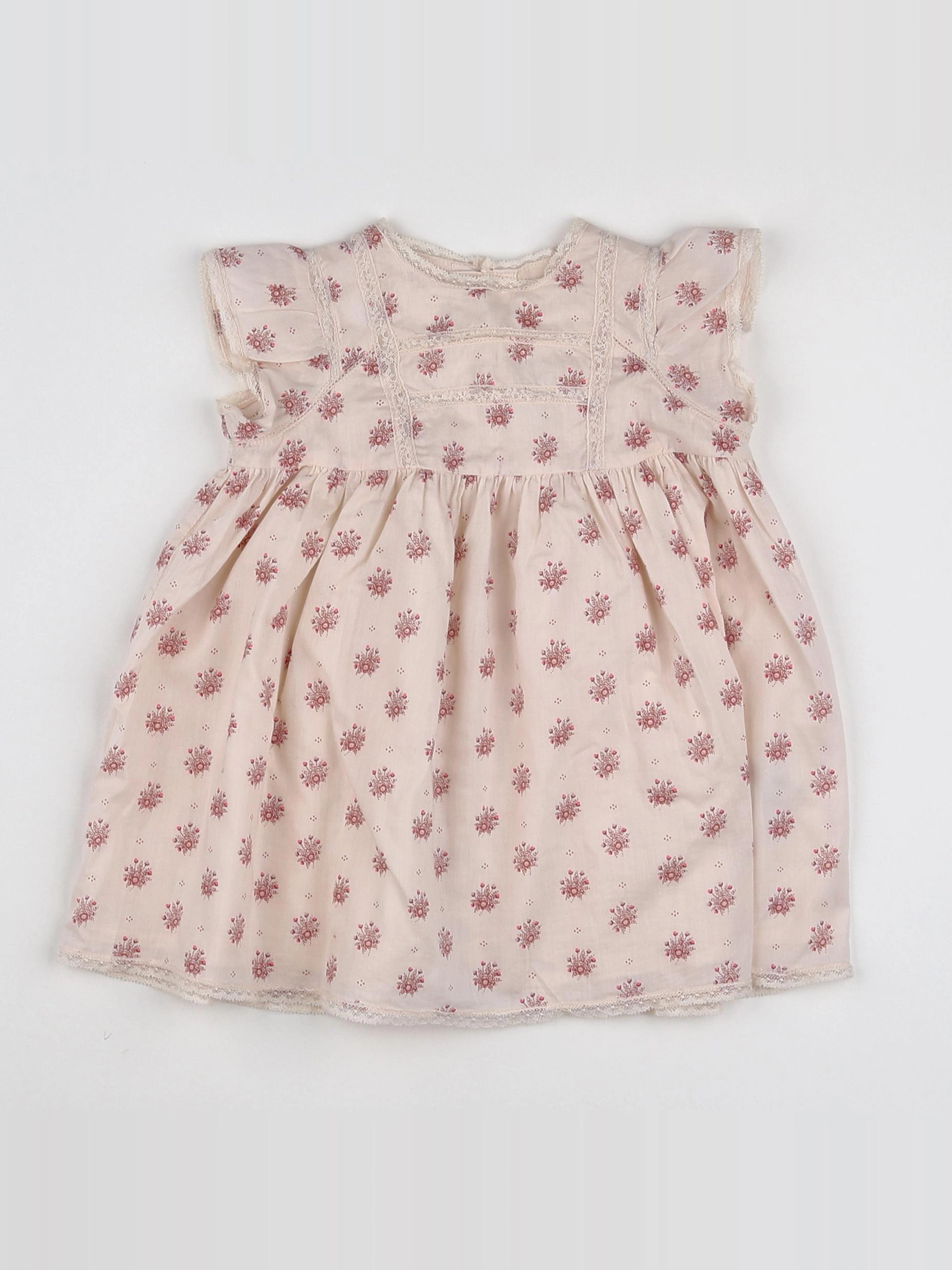 Bonpoint - robe rose - 6 mois