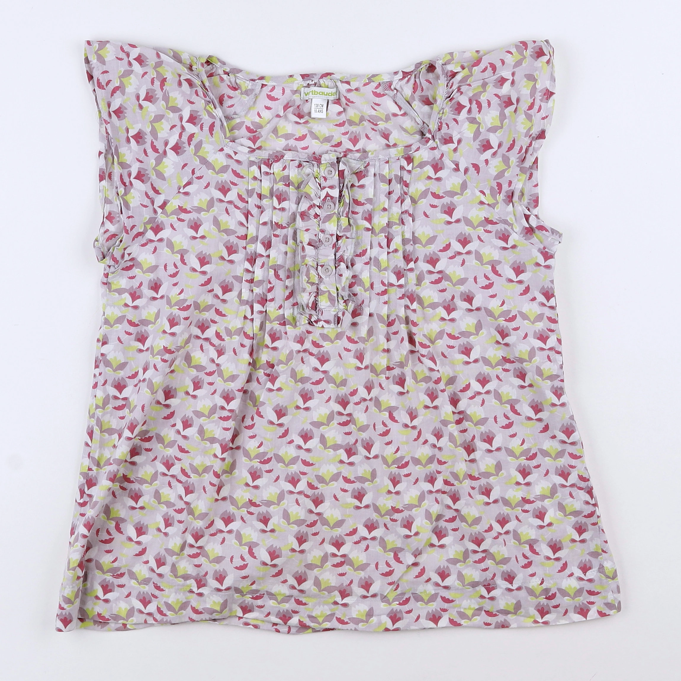 Vertbaudet - blouse multicolore - 8 ans