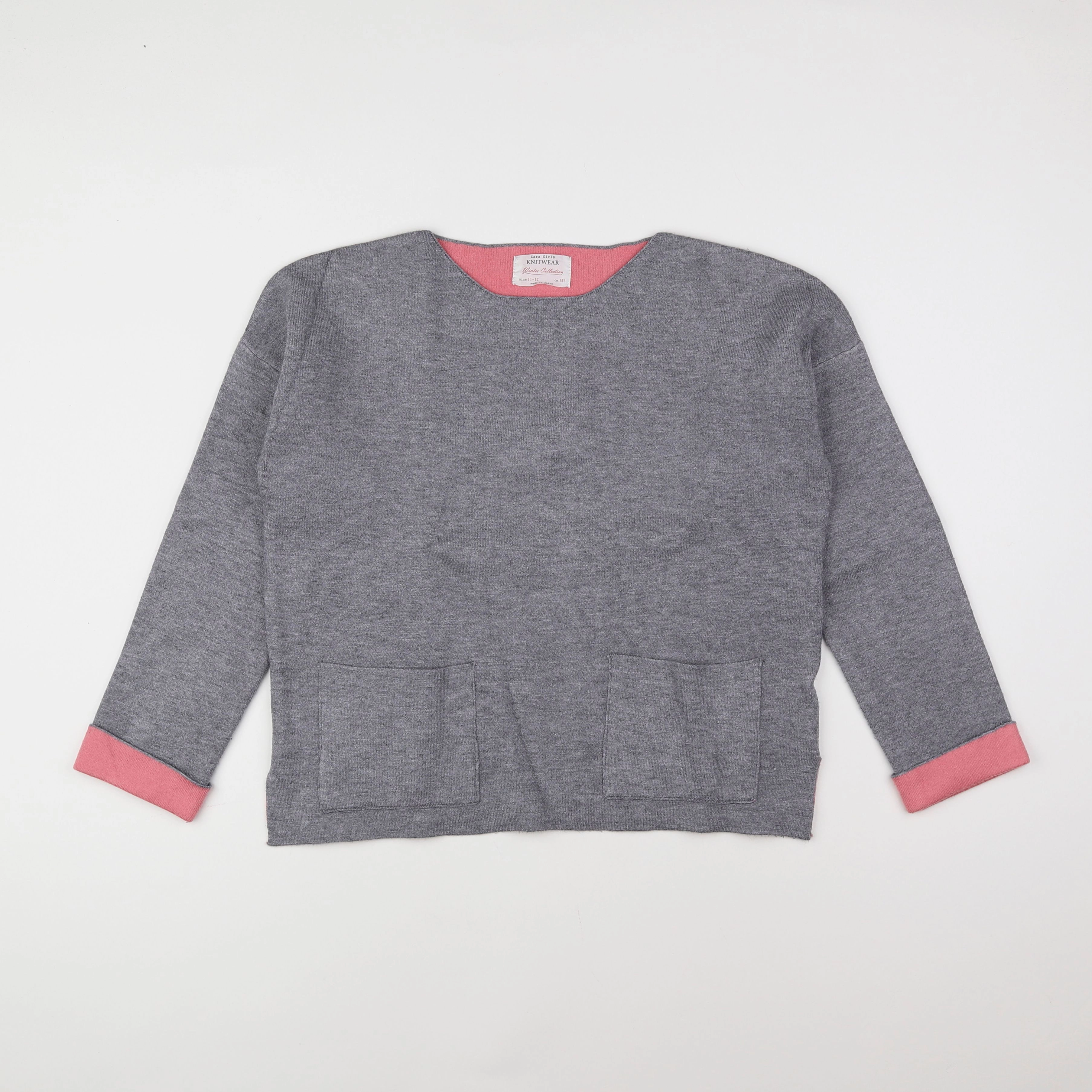 Zara - pull gris - 11/12 ans