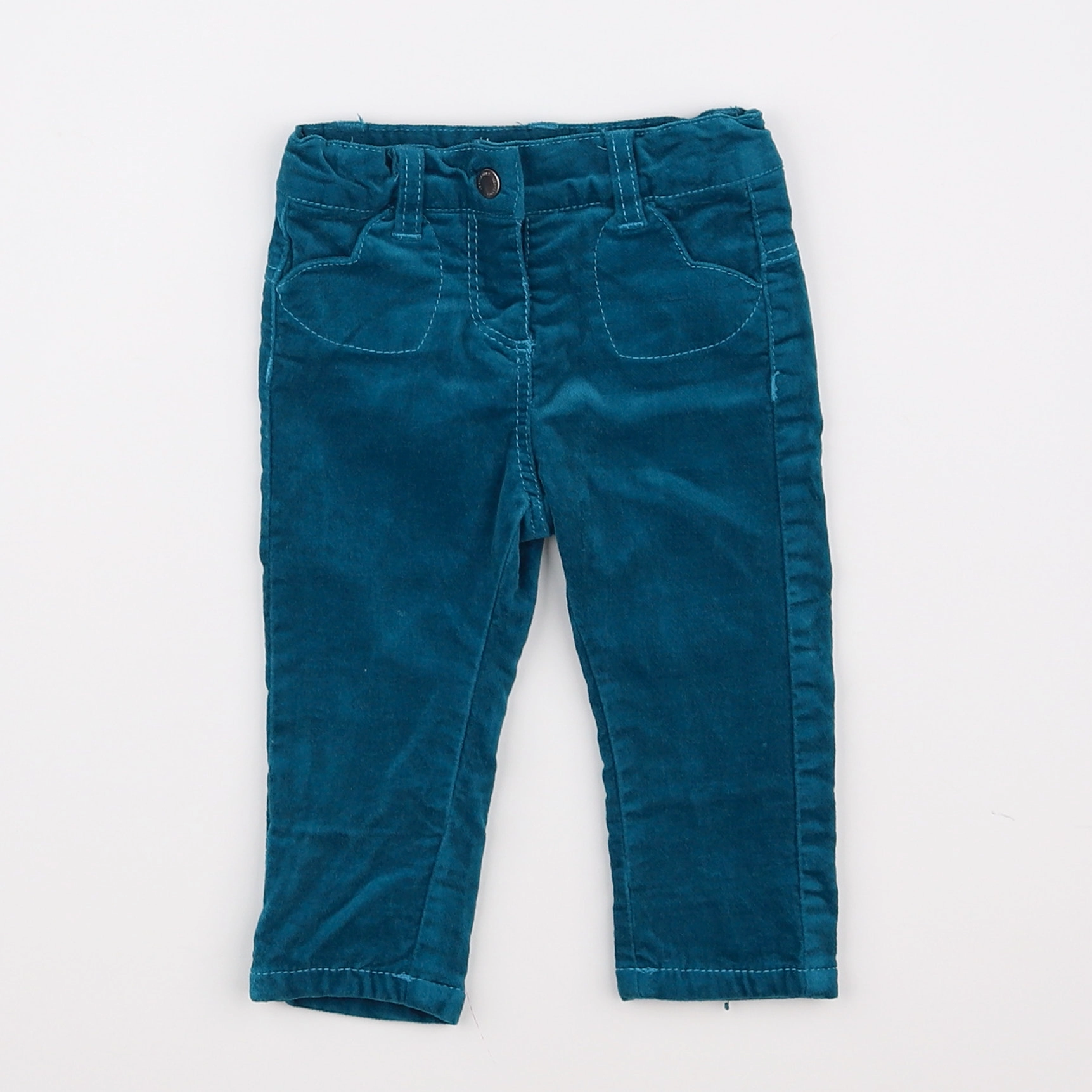 Vertbaudet - pantalon vert - 3 mois