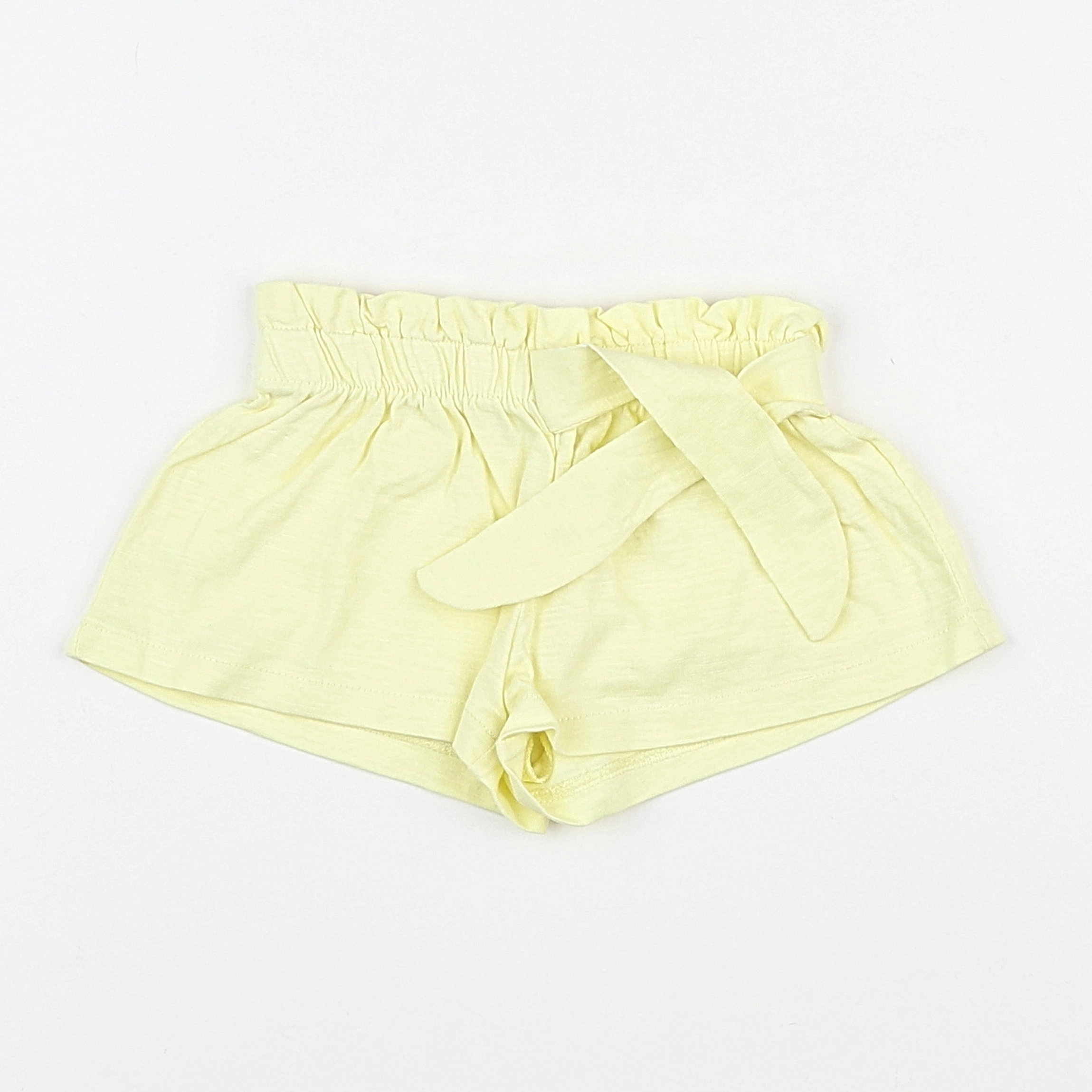 Vertbaudet - short jaune - 12 mois
