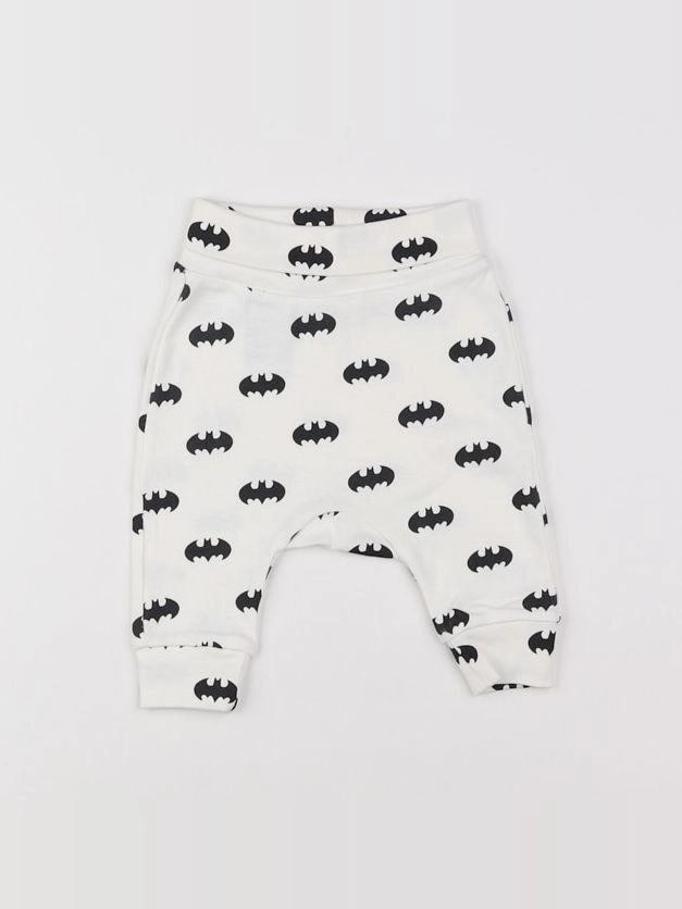 H&M - legging blanc, noir - 1/3 mois