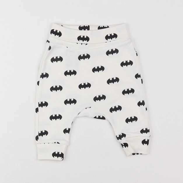 H&M - legging blanc, noir - 1/3 mois