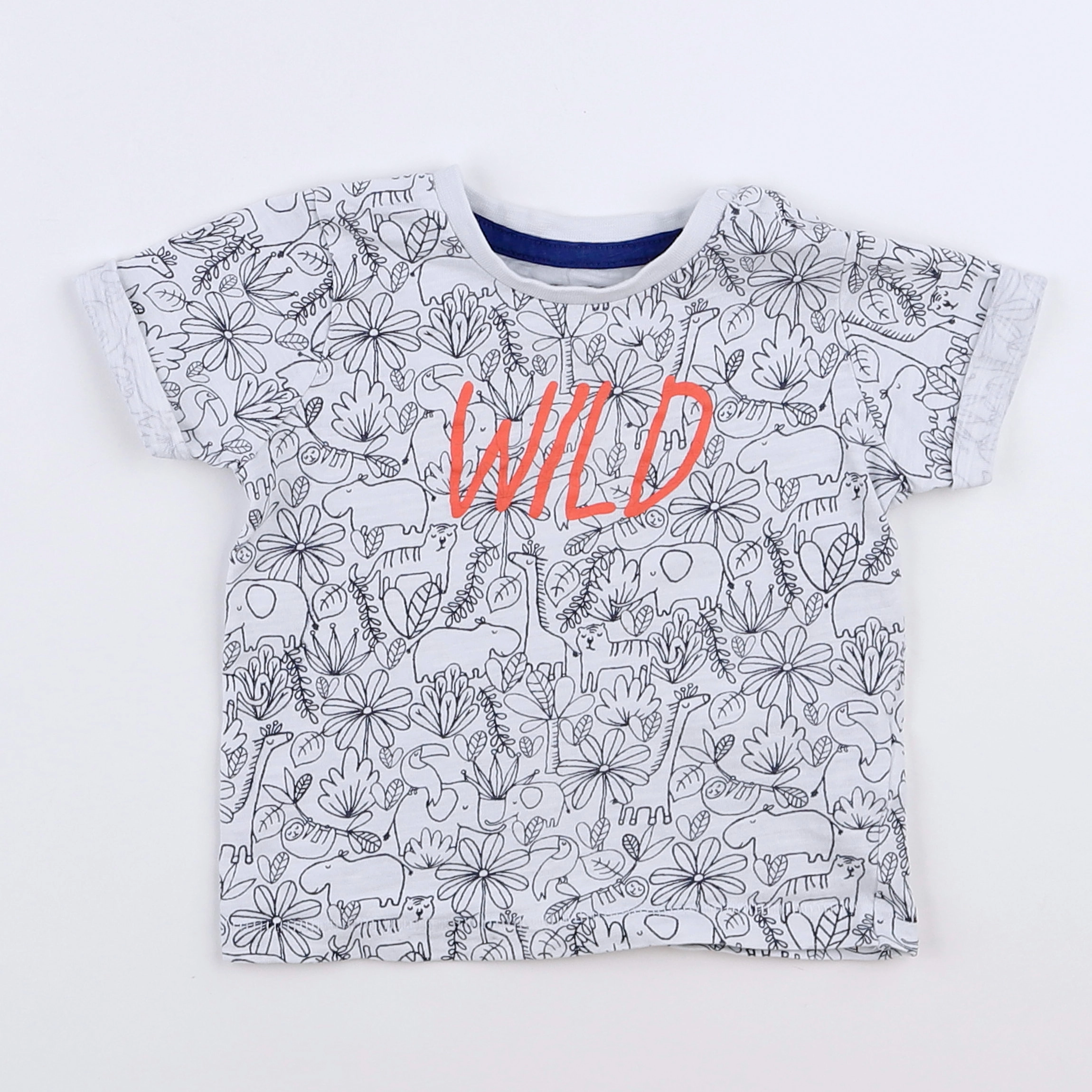 Vertbaudet - tee-shirt beige - 12 mois