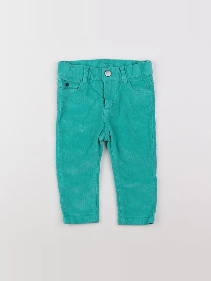 Jacadi - pantalon vert - 12 mois